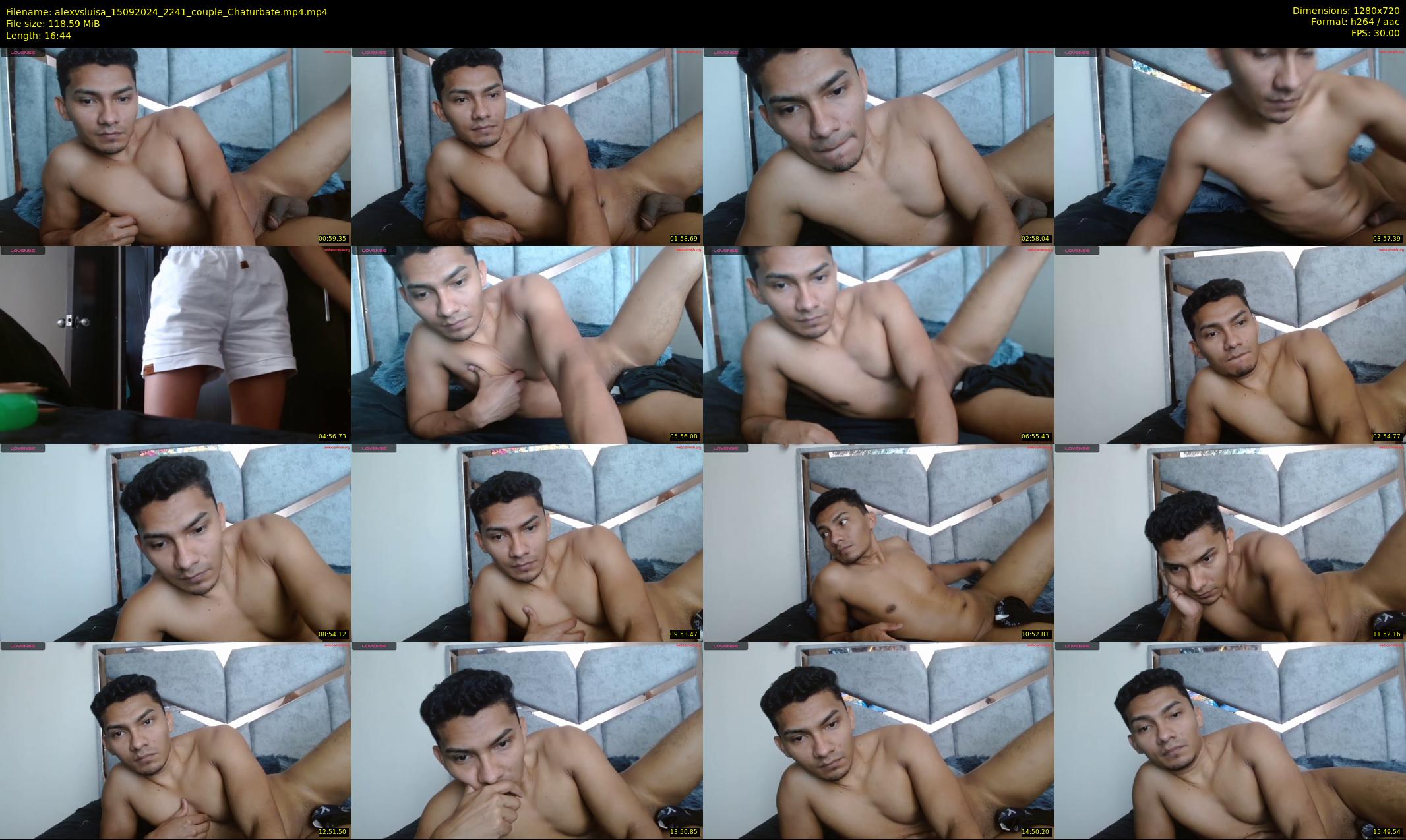 alexvsluisa — 17 minute Chaturbate couple cam show recording, 720p, Sep 15, 2024