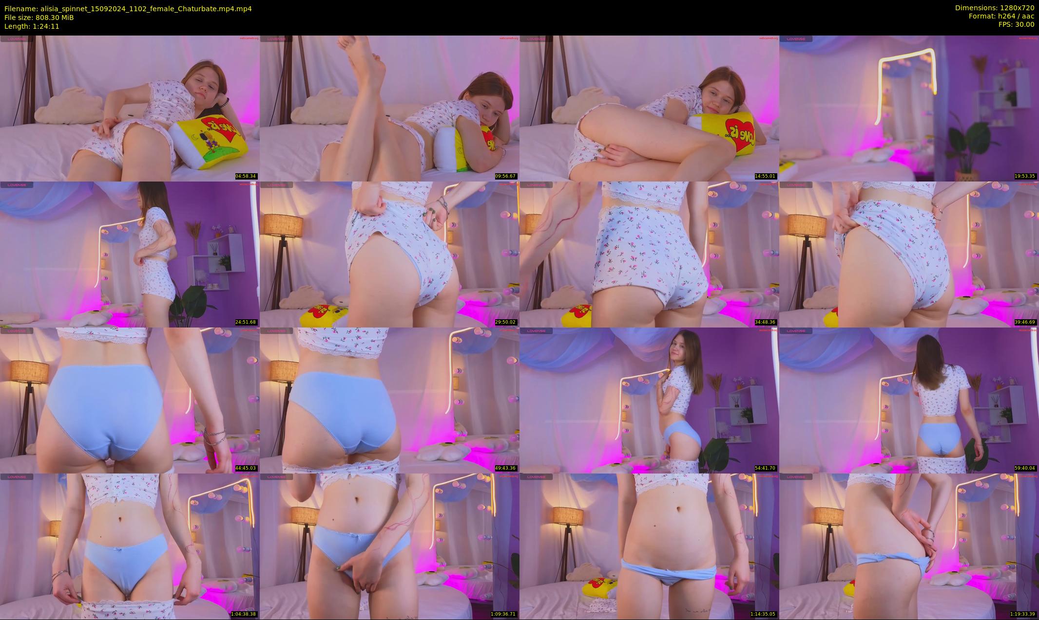 alisia_spinnet — 85 minute Chaturbate female cam show recording, 720p, Sep 15, 2024