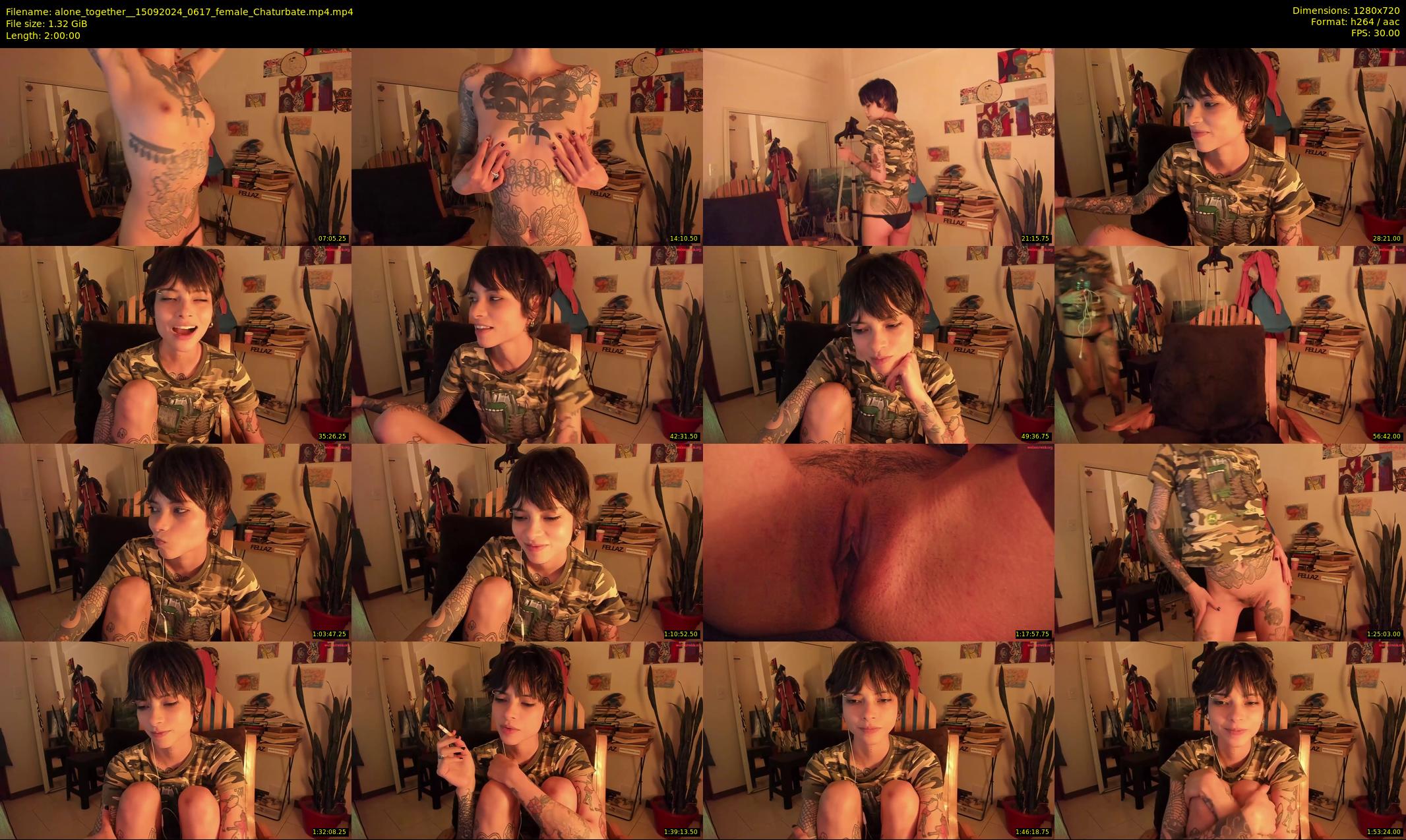 alone_together_ — 120 minute Chaturbate female cam show recording, 720p, Sep 15, 2024