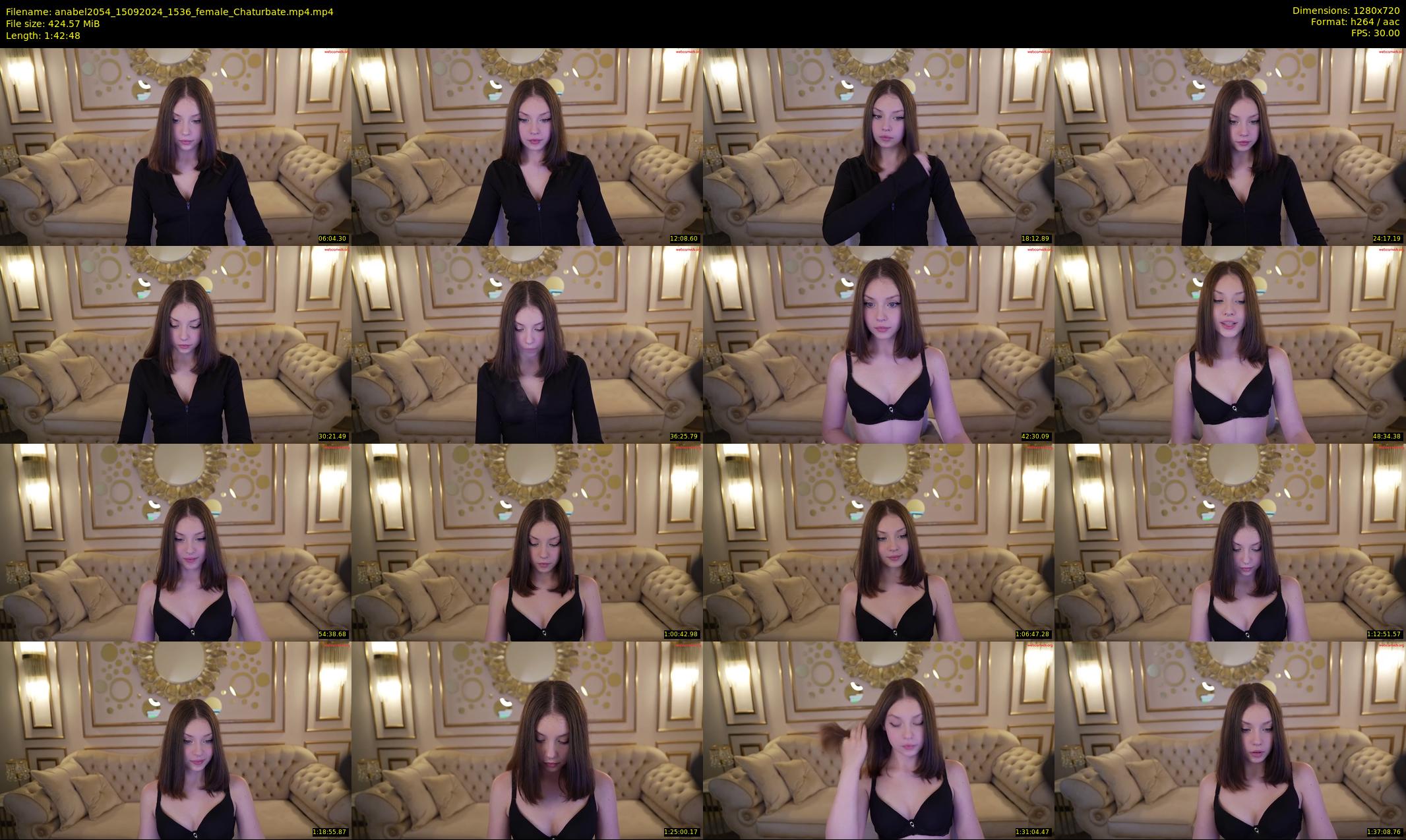 anabel2054 — 103 minute Chaturbate female cam show recording, 720p, Sep 15, 2024