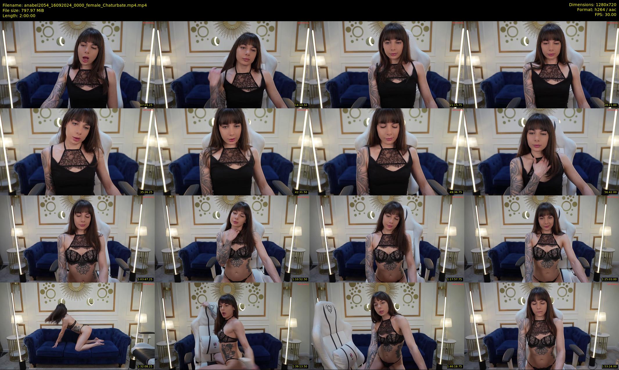 anabel2054 — 120 minute Chaturbate female cam show recording, 720p, Sep 16, 2024