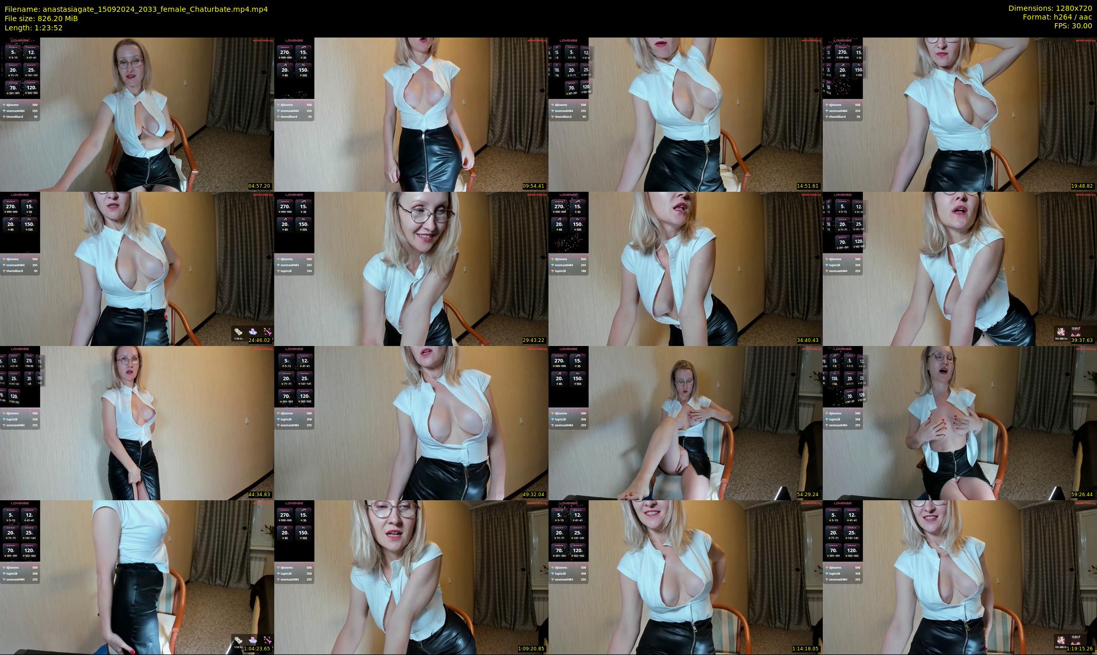 anastasiagate — 84 minute Chaturbate female cam show recording, 720p, Sep 15, 2024