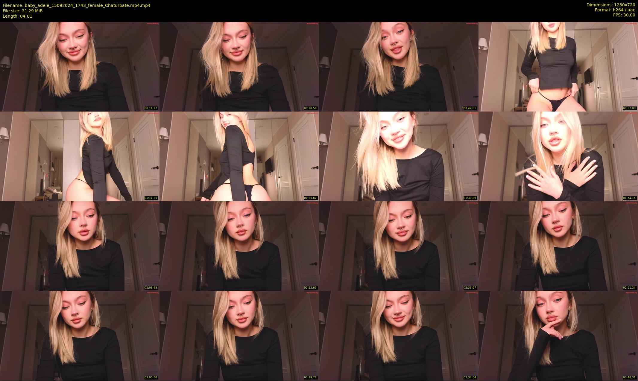baby_adele — 5 minute Chaturbate female cam show recording, 720p, Sep 15, 2024