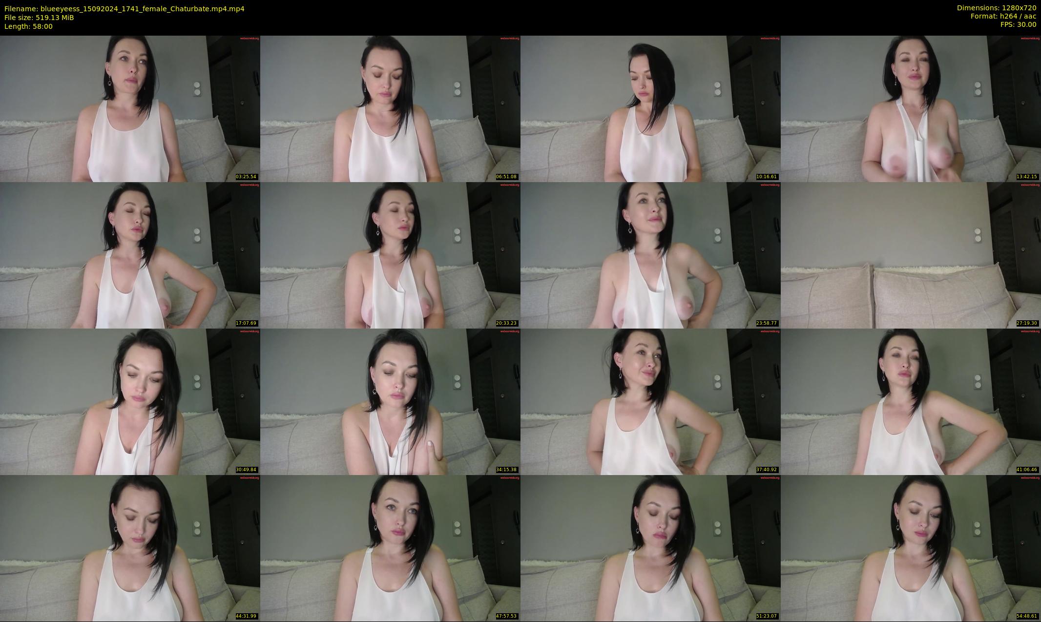 blueeyeess — 58 minute Chaturbate female cam show recording, 720p, Sep 15, 2024