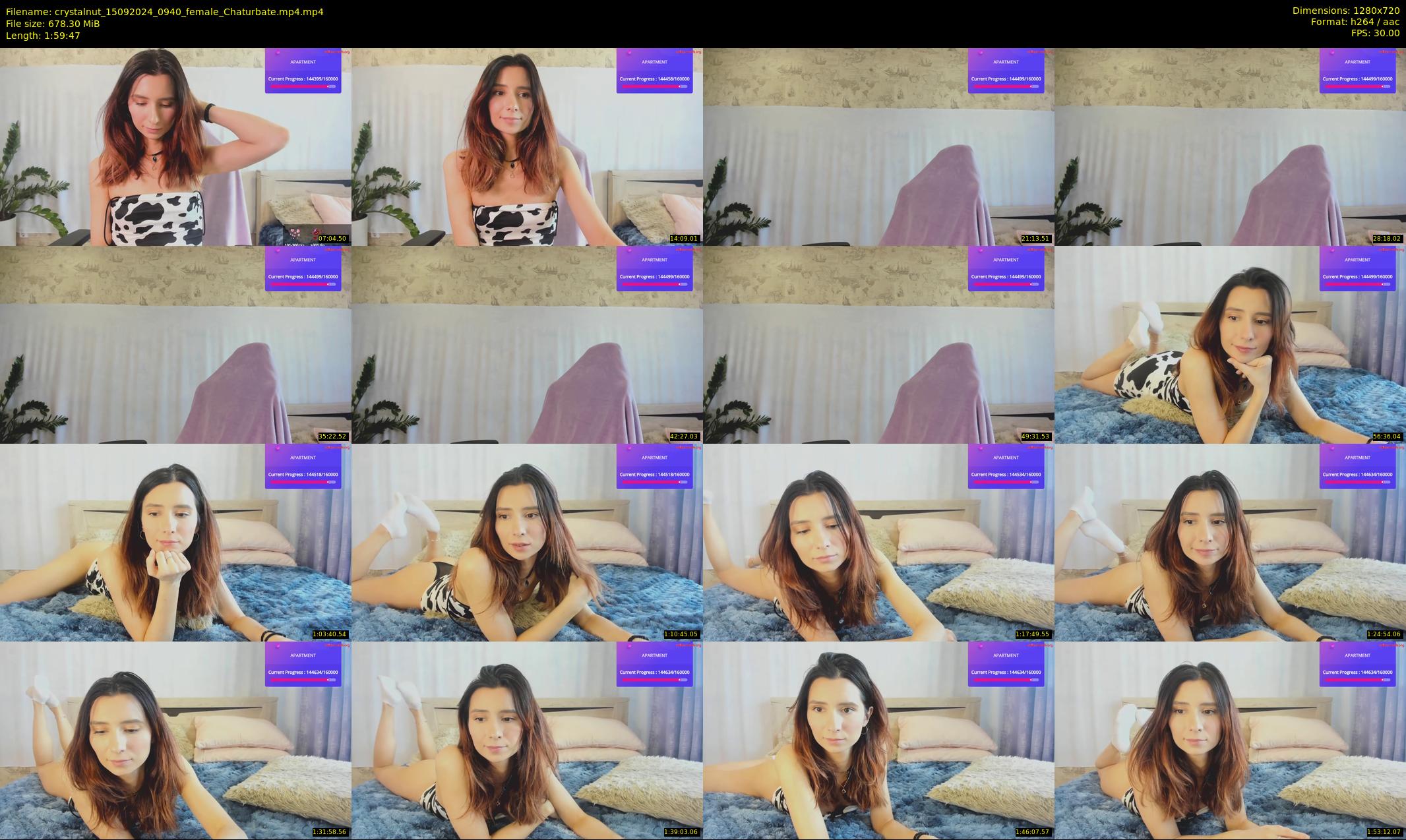 crystalnut — 120 minute Chaturbate female cam show recording, 720p, Sep 15, 2024