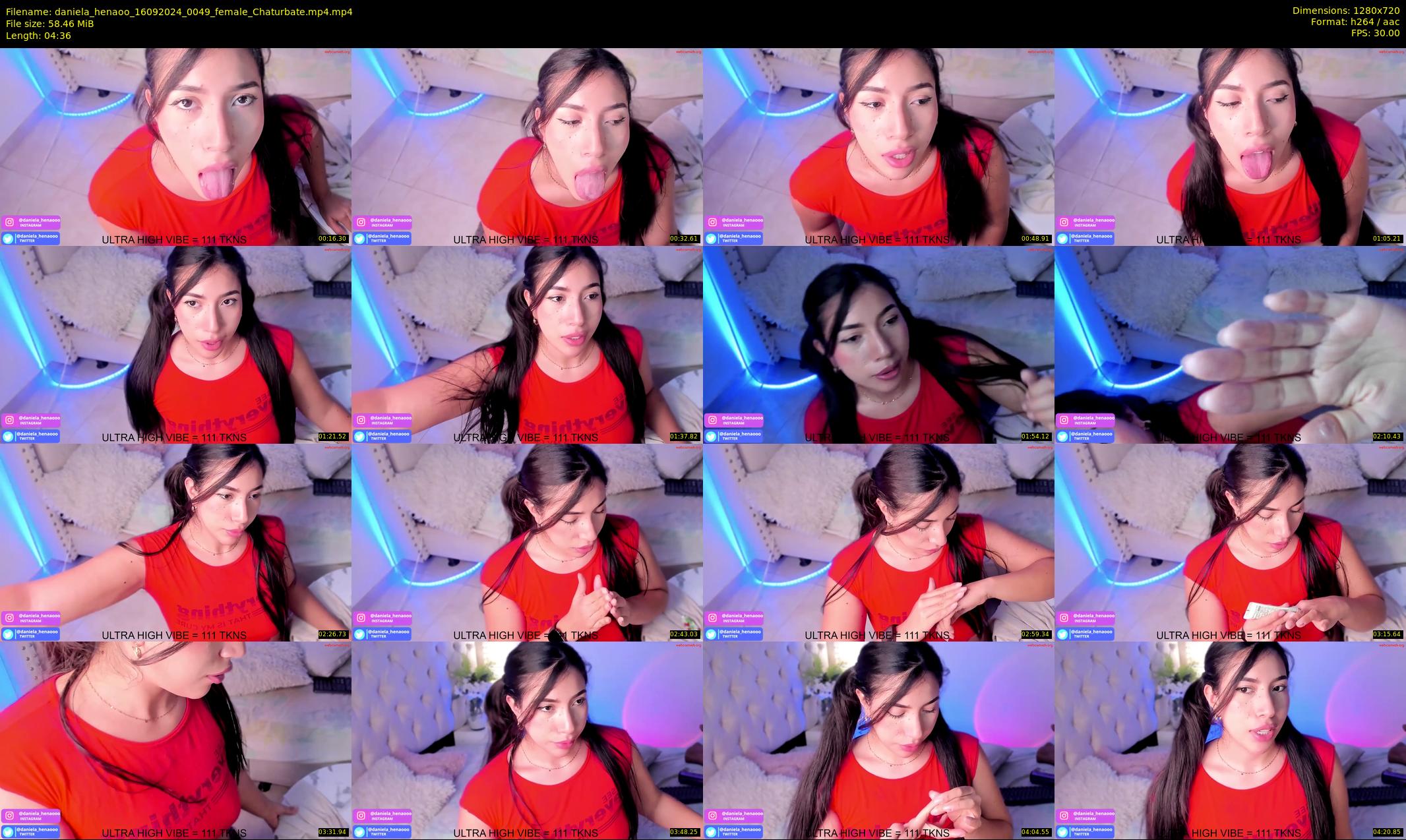 daniela_henaoo — 5 minute Chaturbate female cam show recording, 720p, Sep 16, 2024