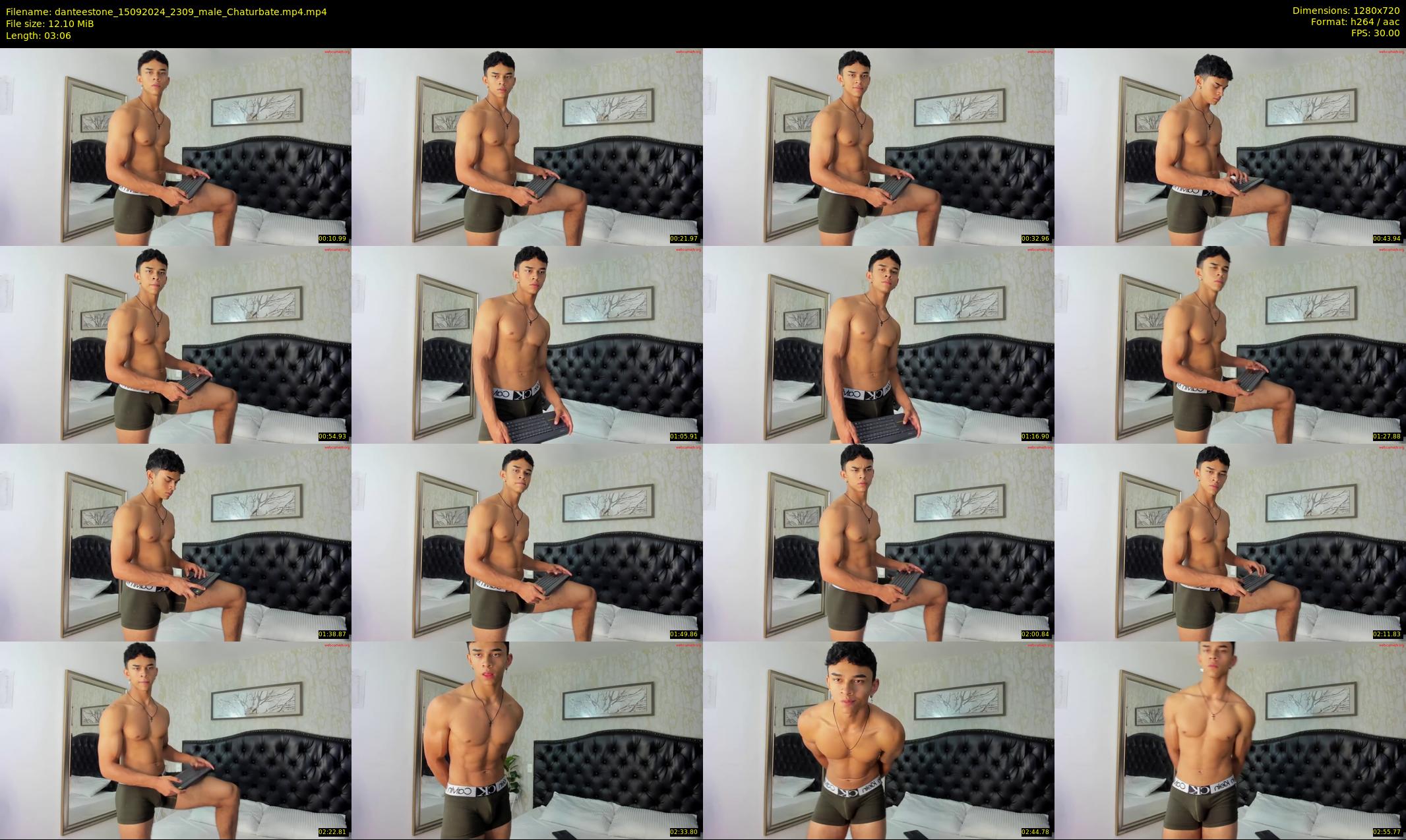 danteestone — 4 minute Chaturbate male cam show recording, 720p, Sep 15, 2024