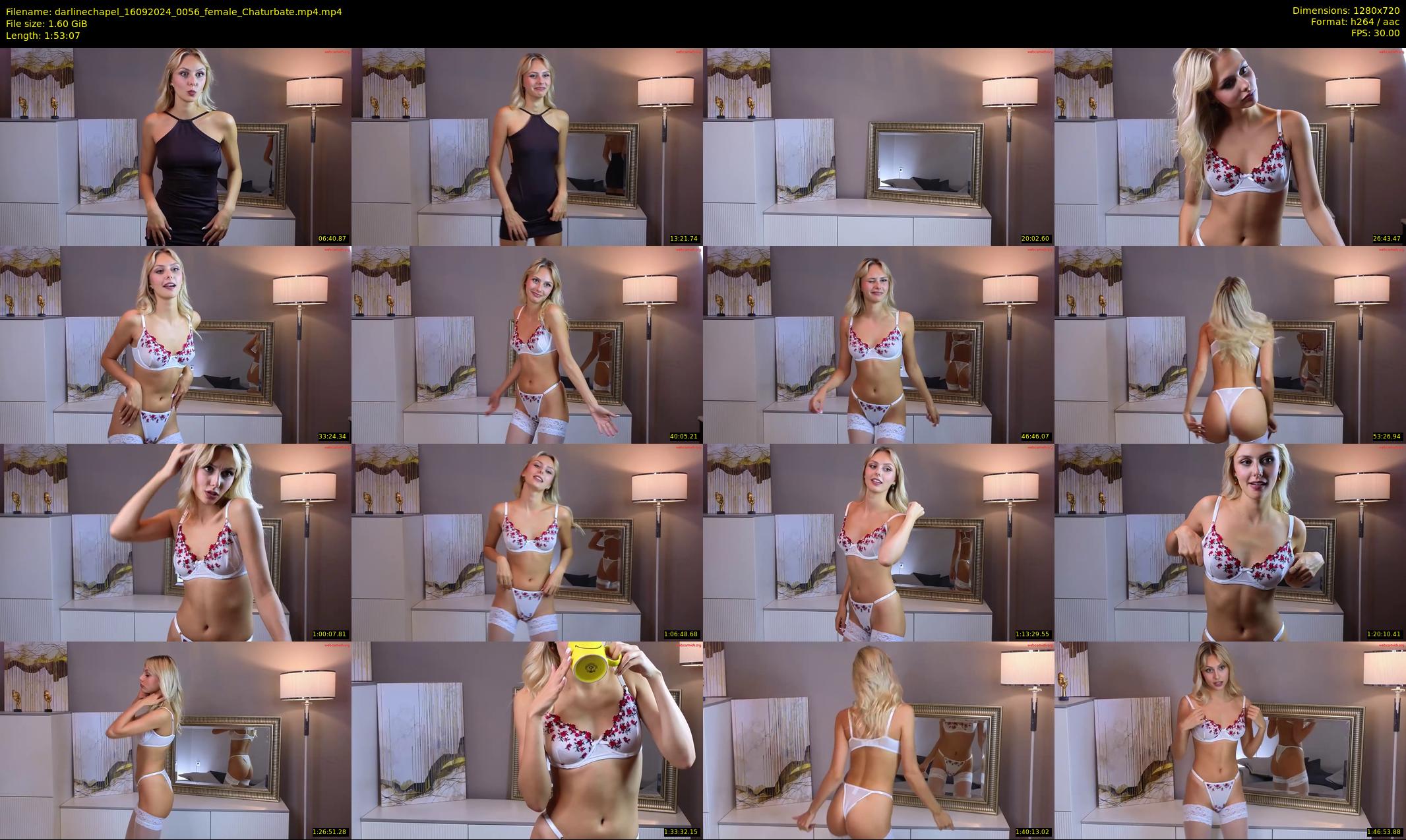 darlinechapel — 114 minute Chaturbate female cam show recording, 720p, Sep 16, 2024