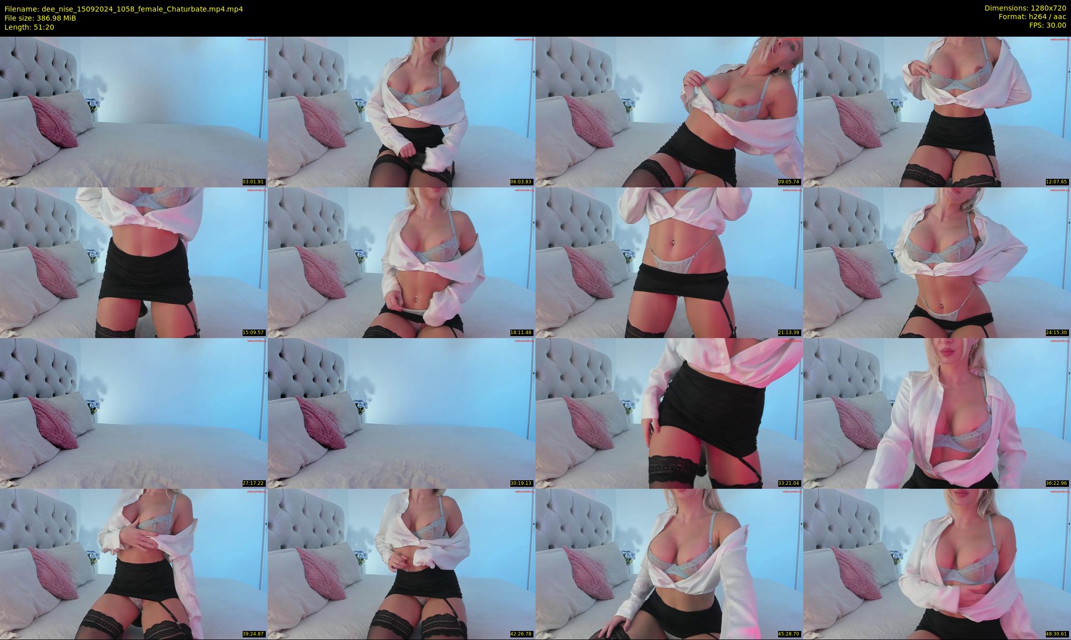 dee_nise — 52 minute Chaturbate female cam show recording, 720p, Sep 15, 2024