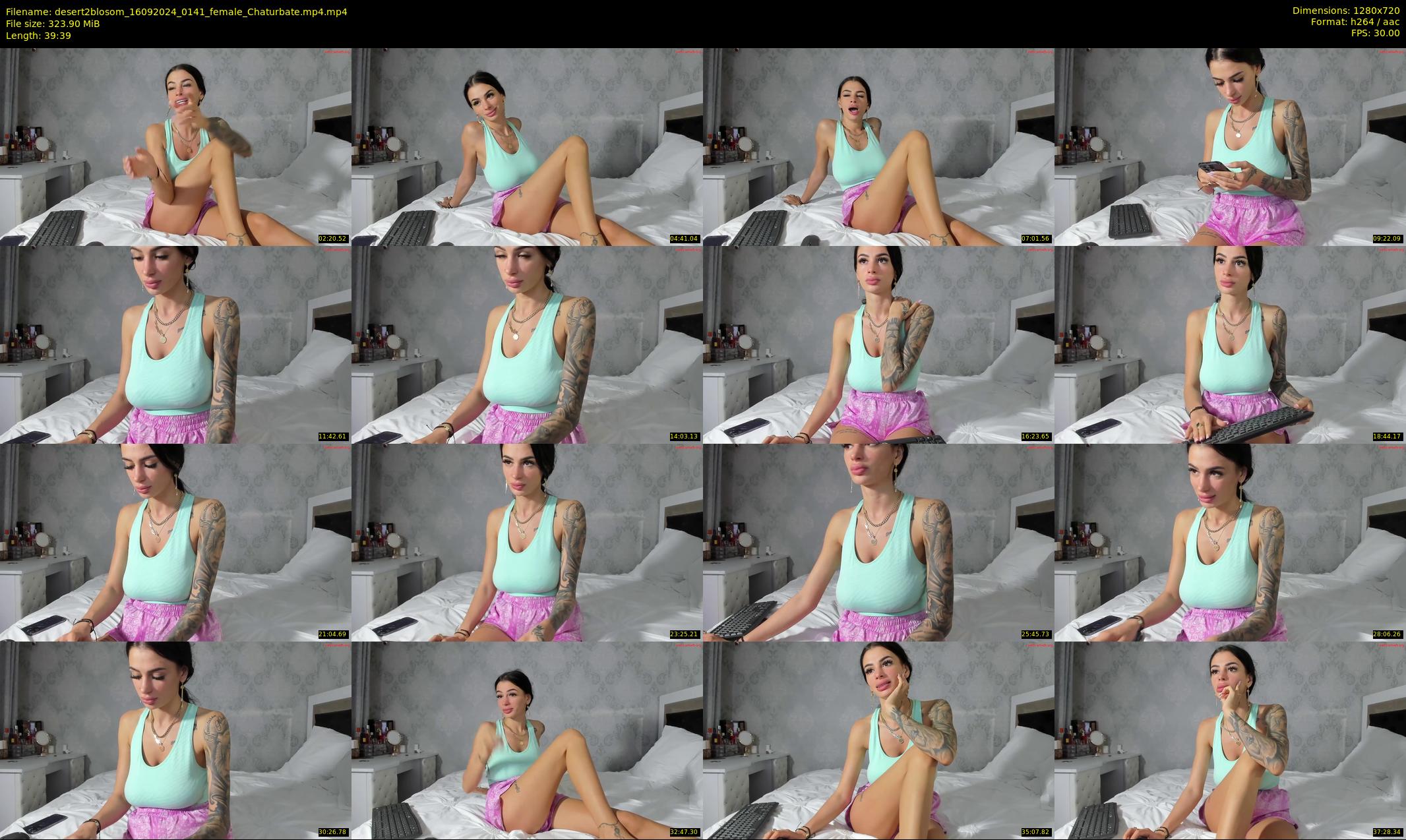 desert2blosom — 40 minute Chaturbate female cam show recording, 720p, Sep 16, 2024