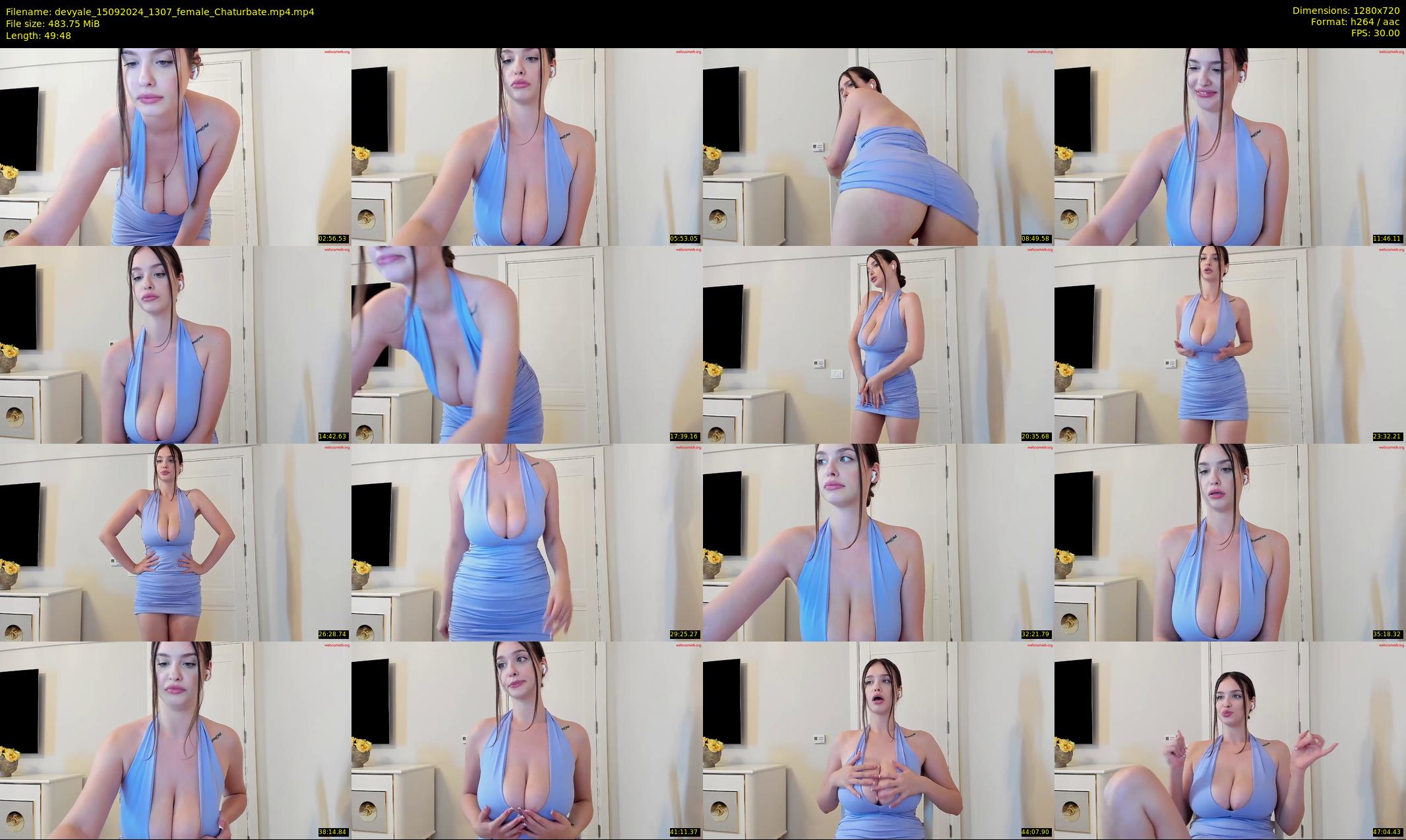 devyale — 50 minute Chaturbate female cam show recording, 720p, Sep 15, 2024