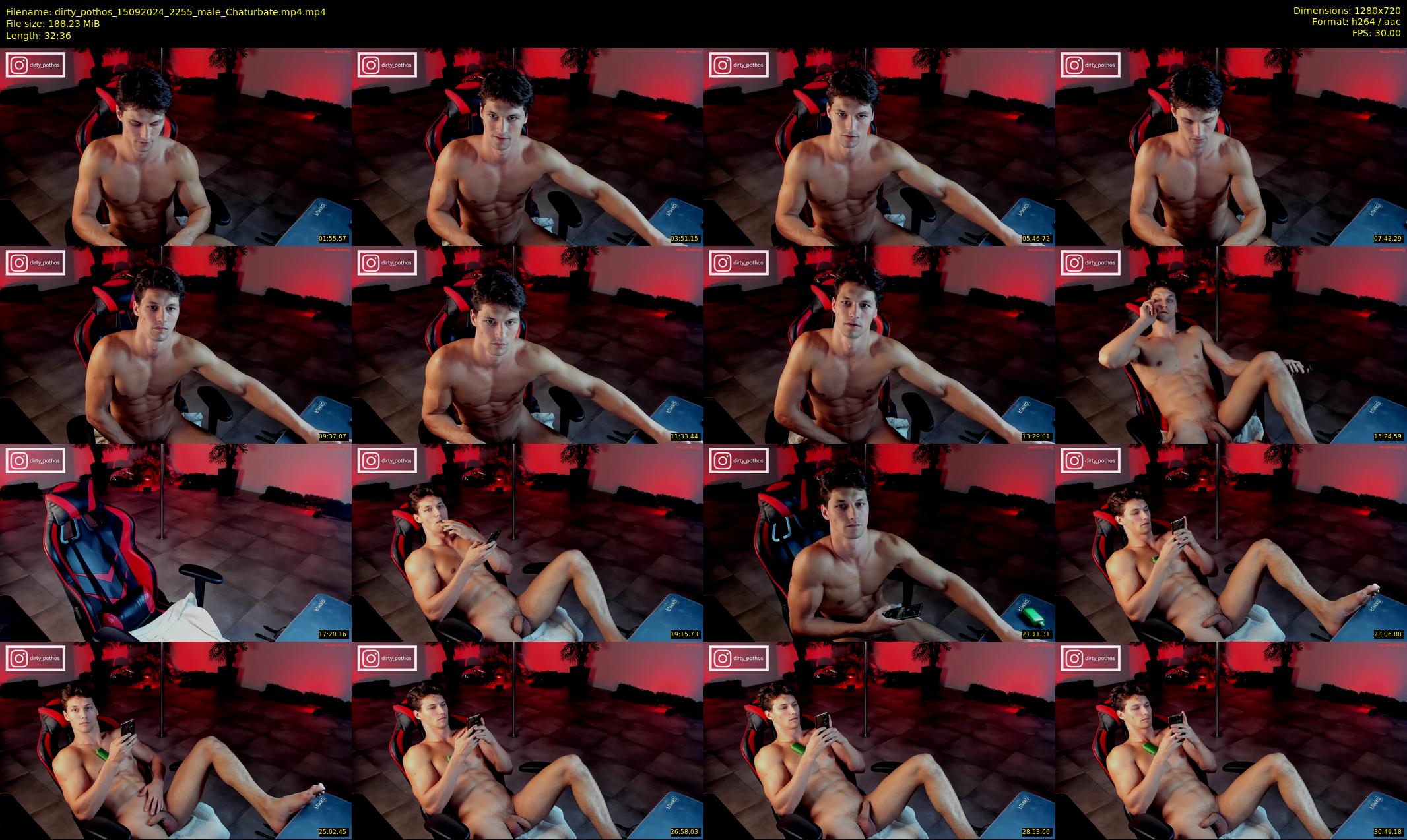 dirty_pothos — 33 minute Chaturbate male cam show recording, 720p, Sep 15, 2024