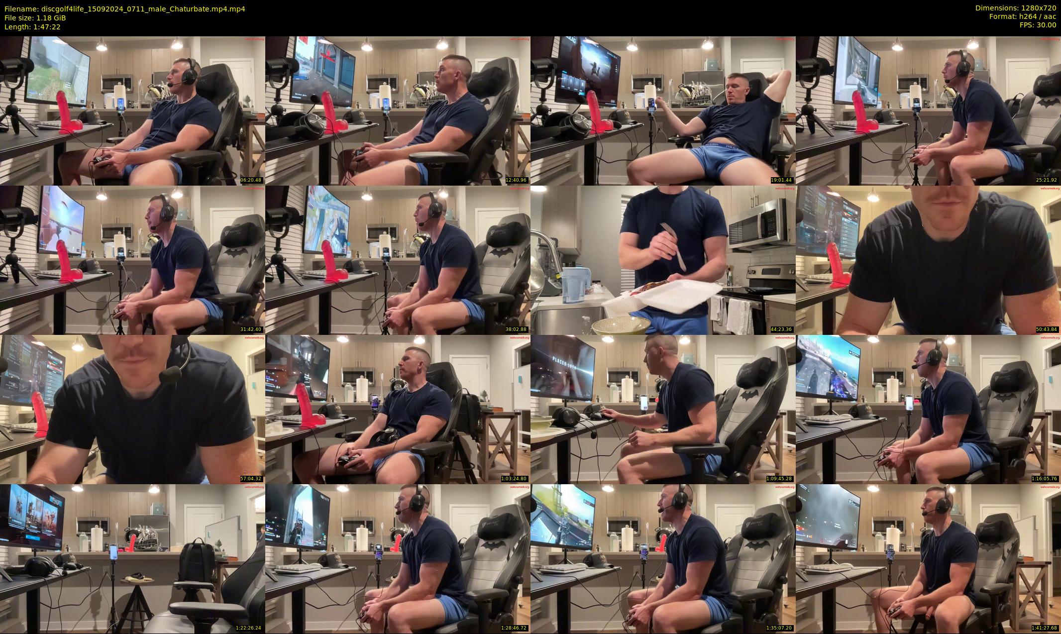 discgolf4life — 108 minute Chaturbate male cam show recording, 720p, Sep 15, 2024