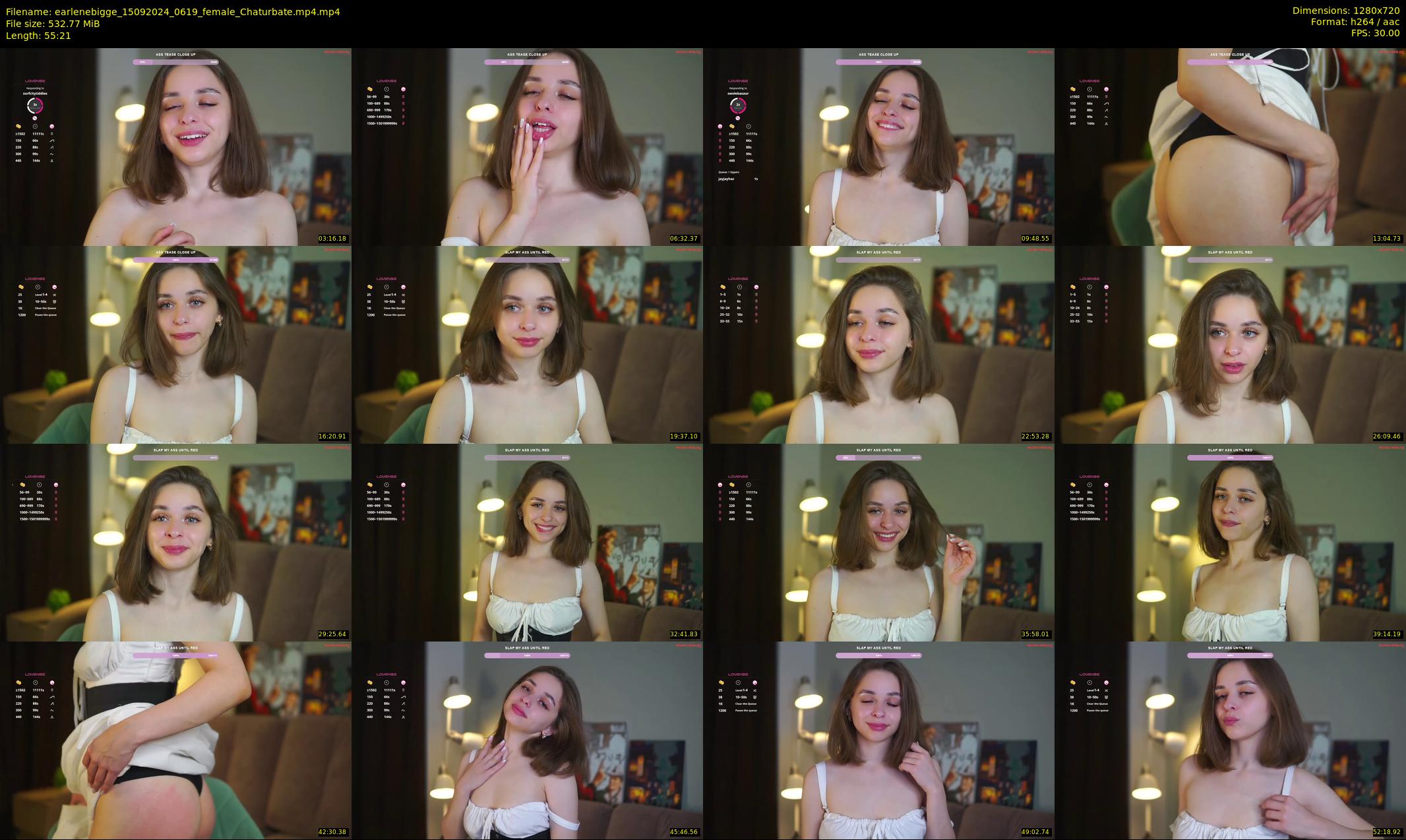 earlenebigge — 56 minute Chaturbate female cam show recording, 720p, Sep 15, 2024
