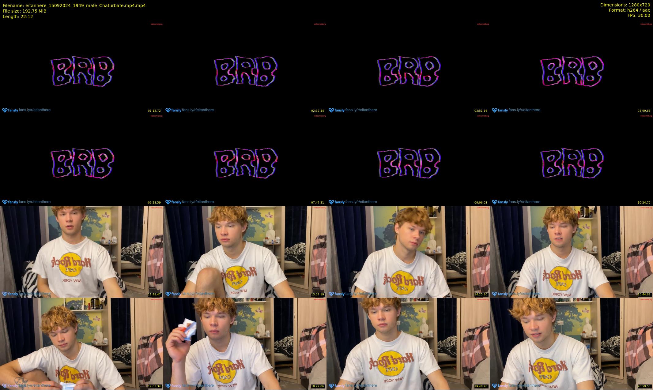 eitanhere — 23 minute Chaturbate male cam show recording, 720p, Sep 15, 2024