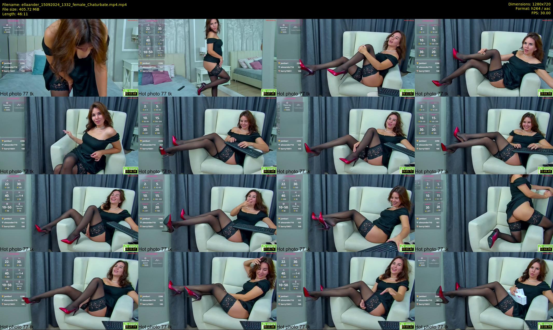 ellaander — 47 minute Chaturbate female cam show recording, 720p, Sep 15, 2024