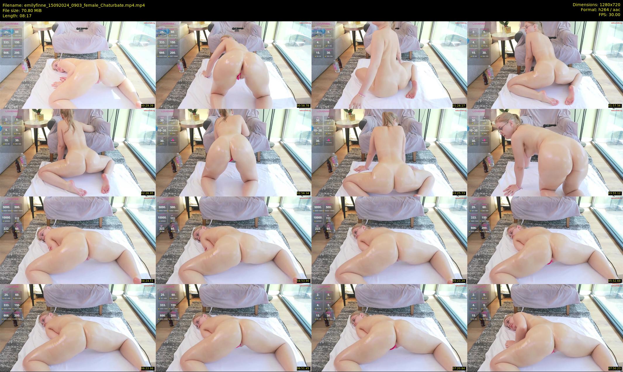 emilyfinne — 9 minute Chaturbate female cam show recording, 720p, Sep 15, 2024