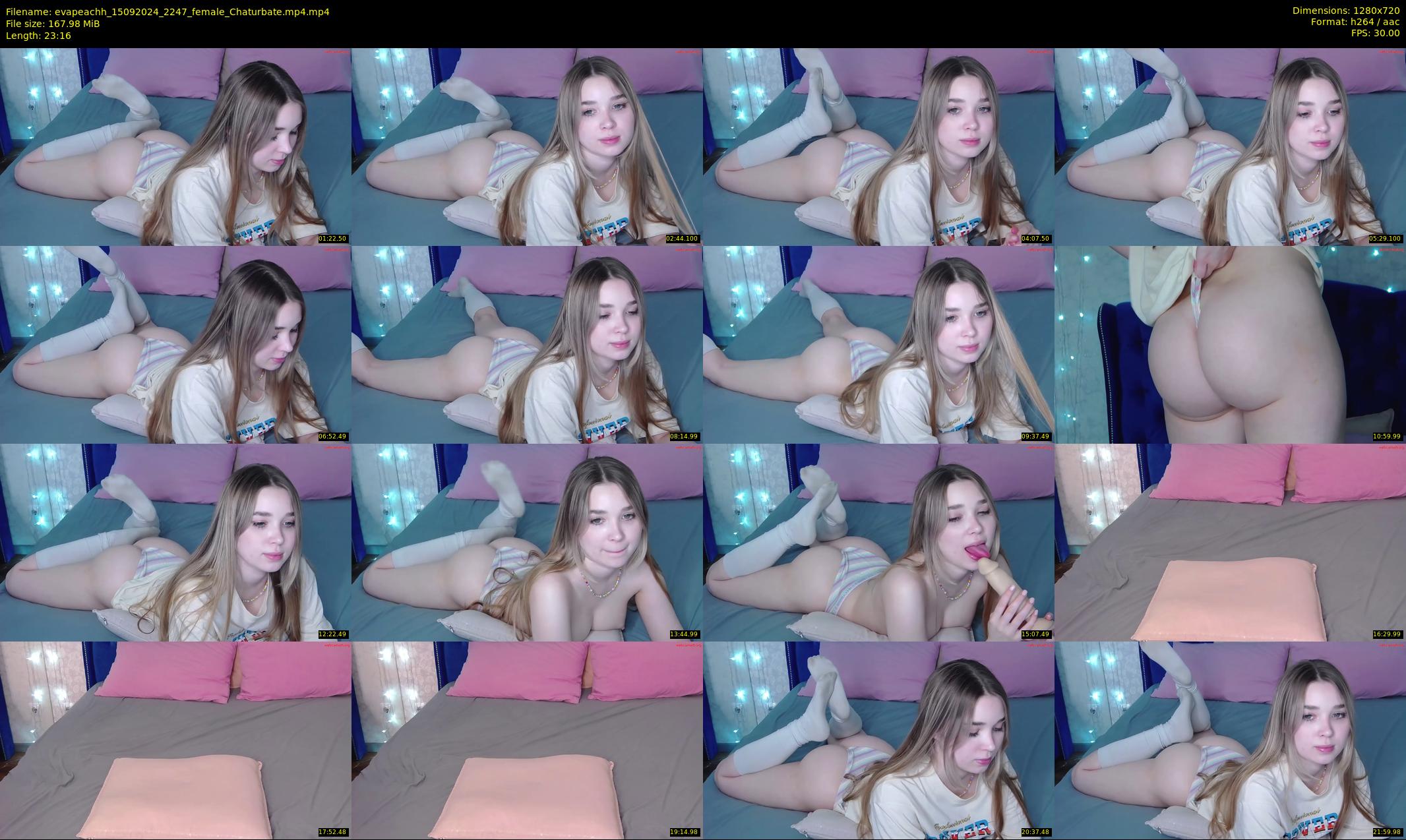 evapeachh — 24 minute Chaturbate female cam show recording, 720p, Sep 15, 2024