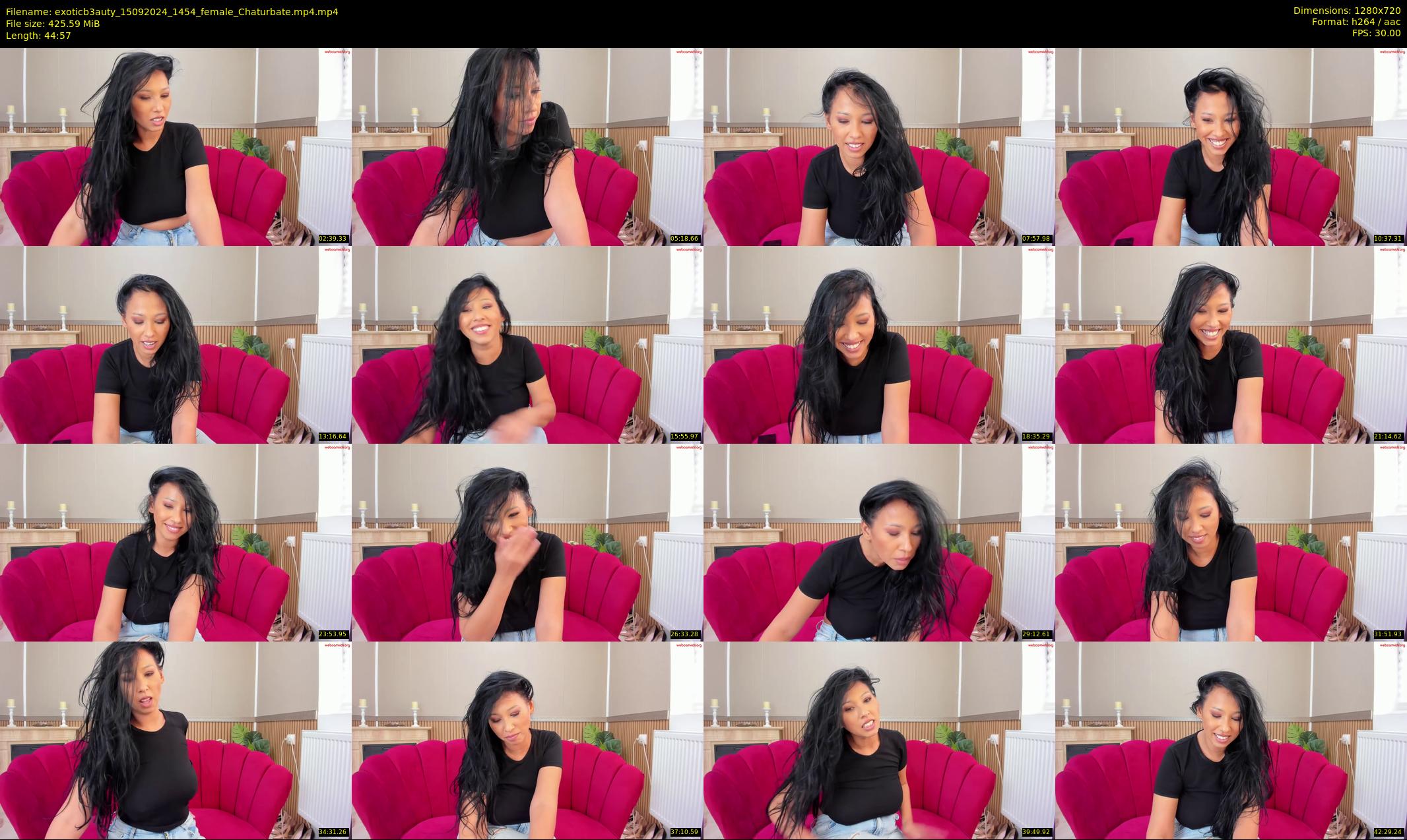 exoticb3auty — 45 minute Chaturbate female cam show recording, 720p, Sep 15, 2024