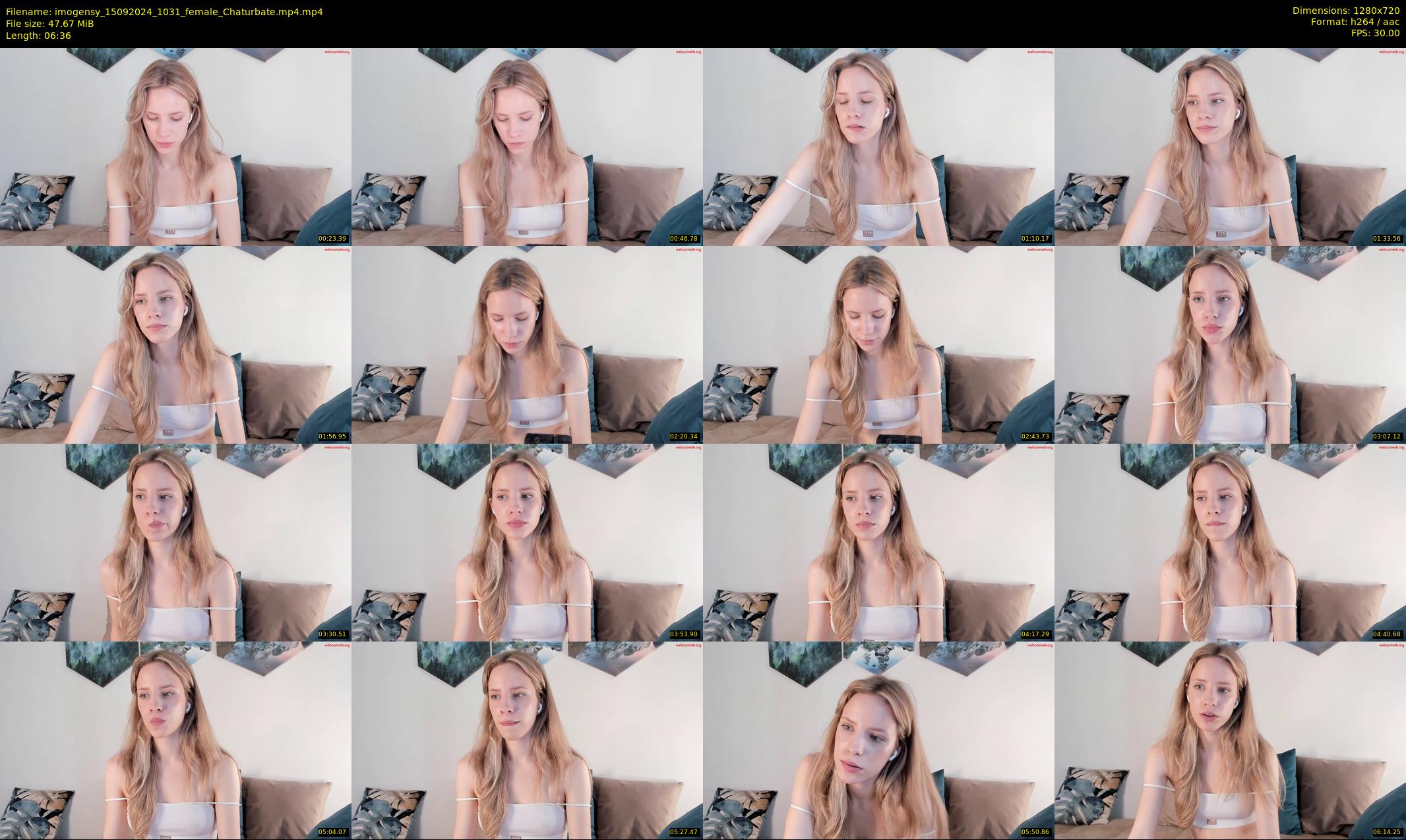 imogensy — 7 minute Chaturbate female cam show recording, 720p, Sep 15, 2024
