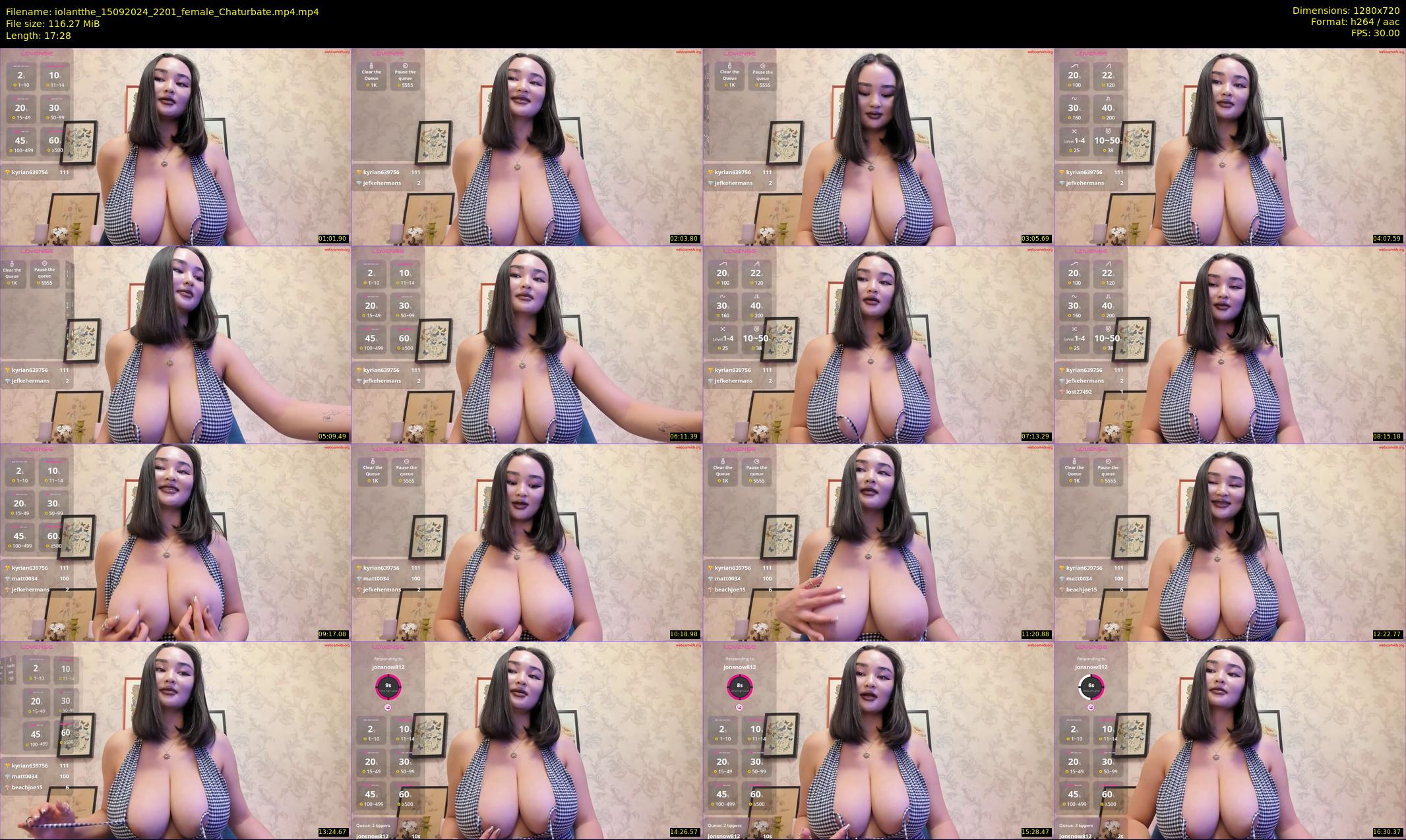iolantthe — 18 minute Chaturbate female cam show recording, 720p, Sep 15, 2024