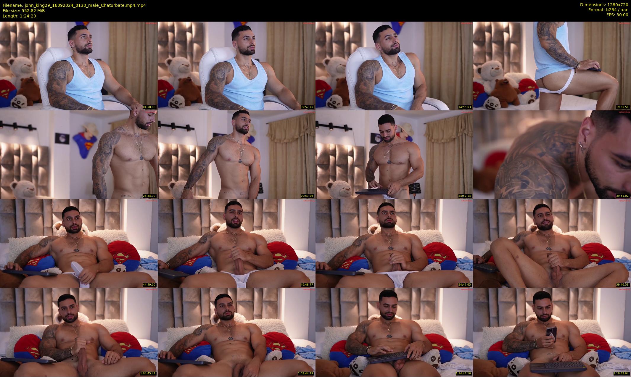 john_king29 — 85 minute Chaturbate male cam show recording, 720p, Sep 16, 2024