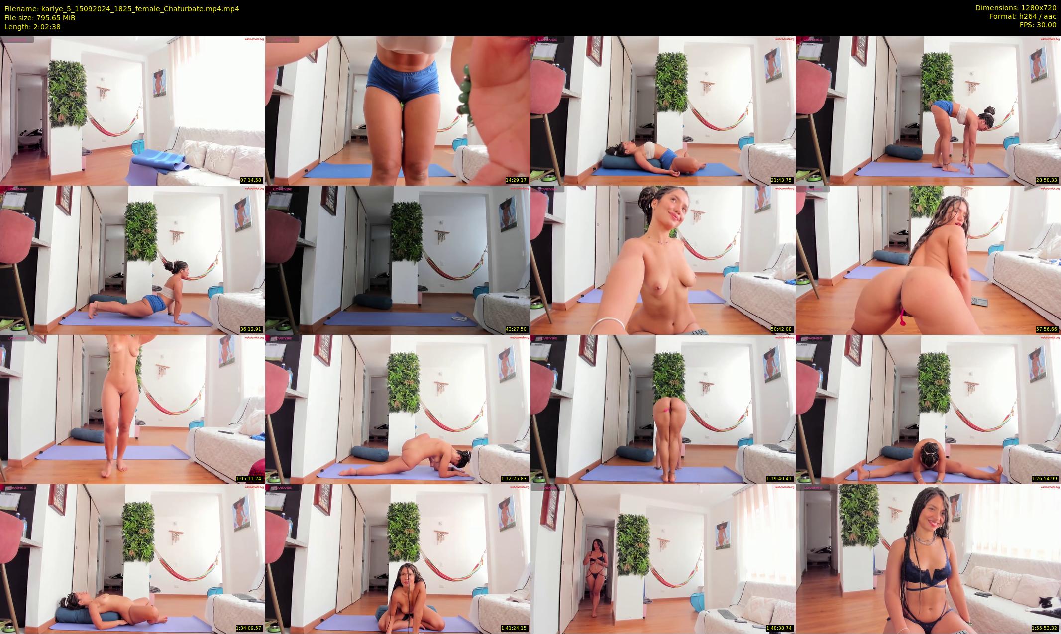 karlye_5 — 123 minute Chaturbate female cam show recording, 720p, Sep 15, 2024