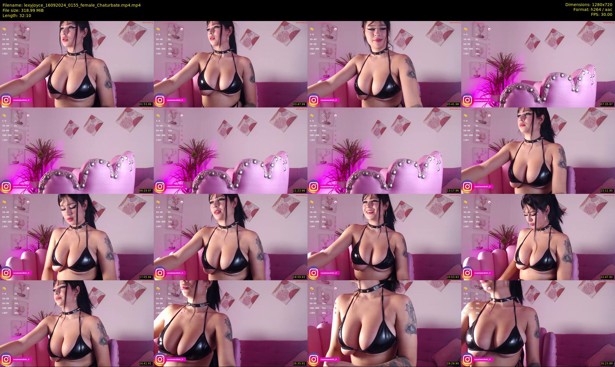 lexyjoyce — 33 minute Chaturbate female cam show recording, 720p, Sep 16, 2024