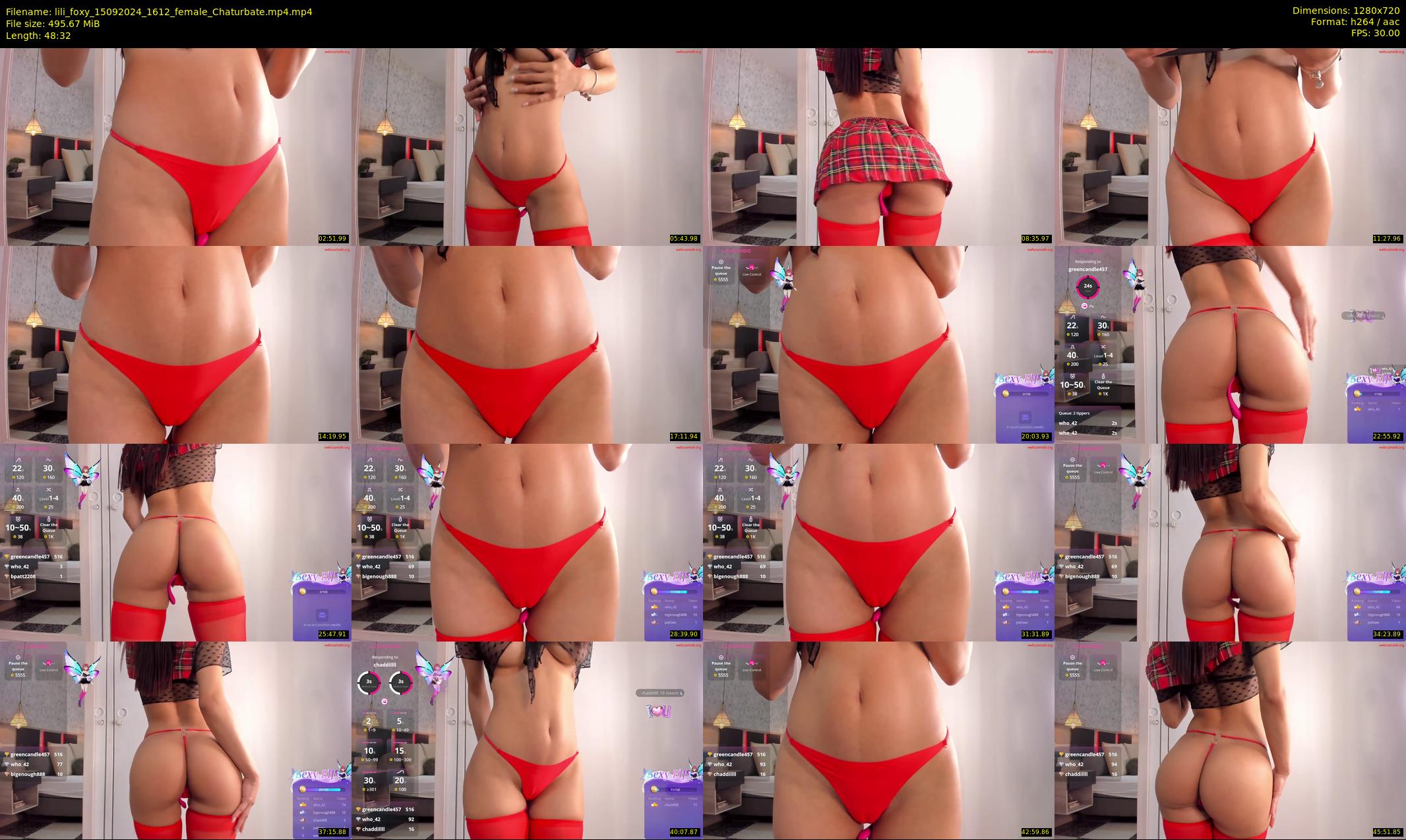 lili_foxy — 49 minute Chaturbate female cam show recording, 720p, Sep 15, 2024