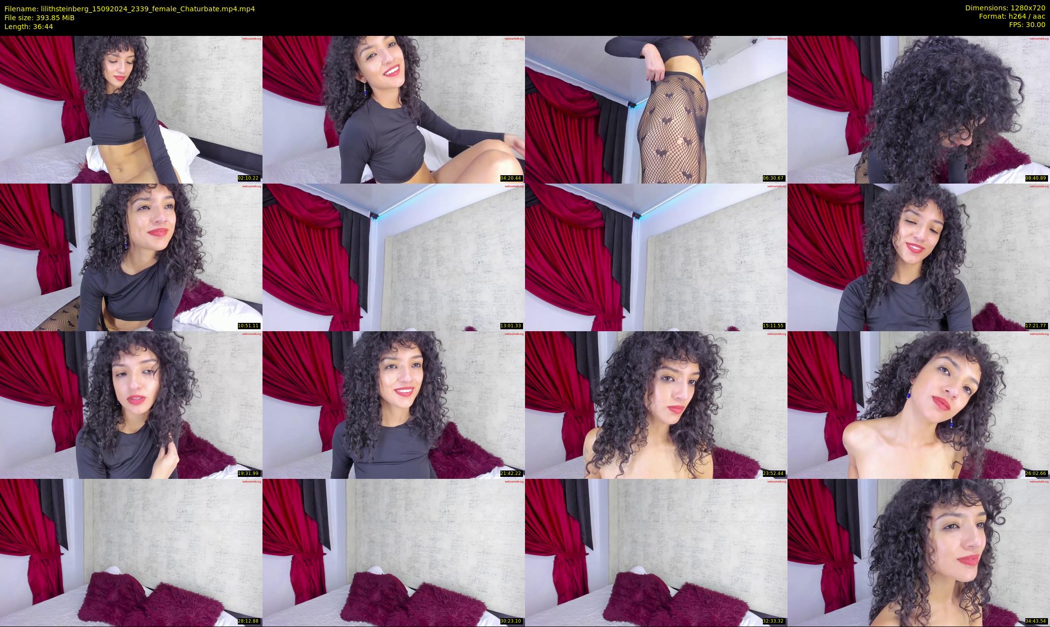 lilithsteinberg — 37 minute Chaturbate female cam show recording, 720p, Sep 15, 2024