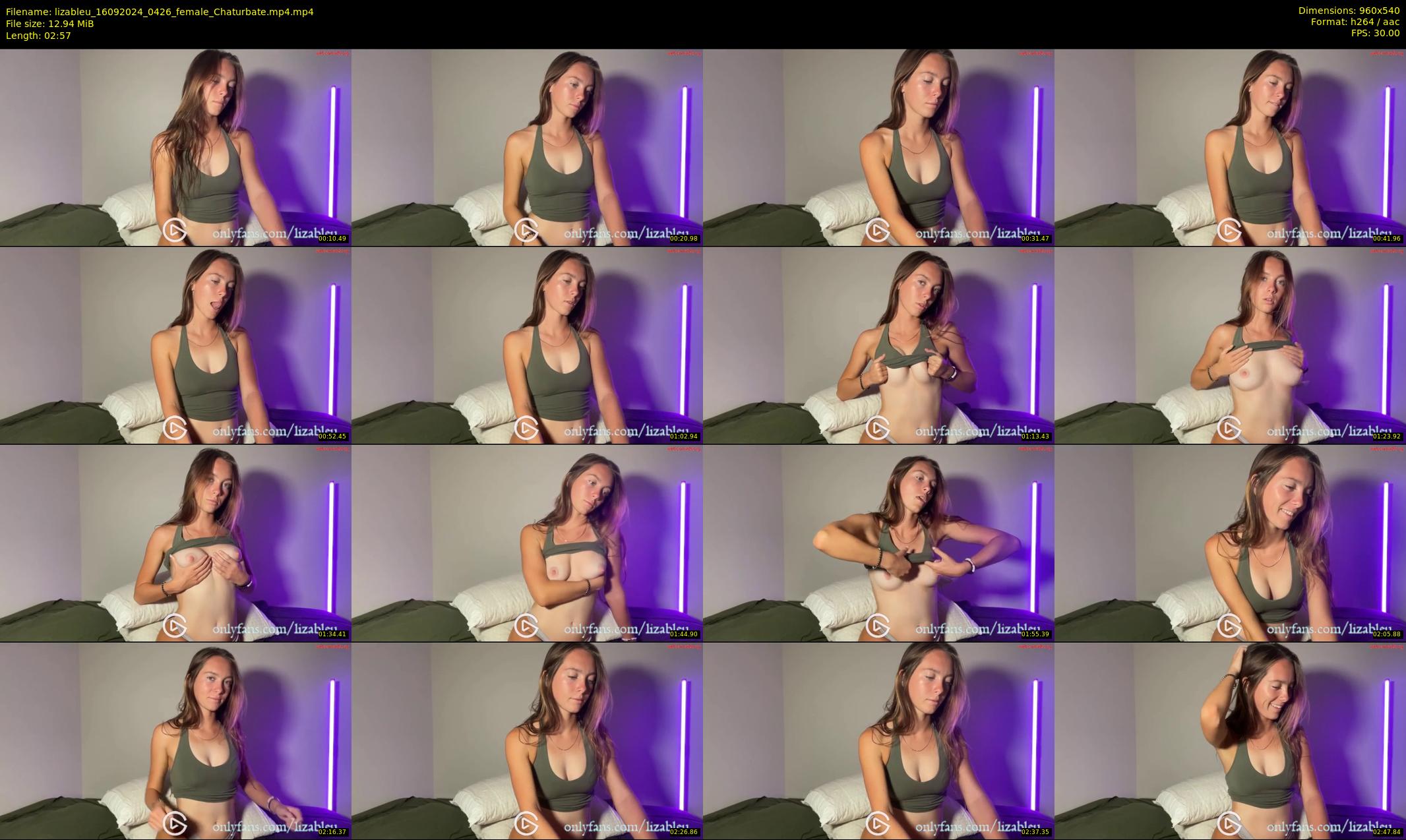 lizableu — 3 minute Chaturbate female cam show recording, 480p, Sep 16, 2024