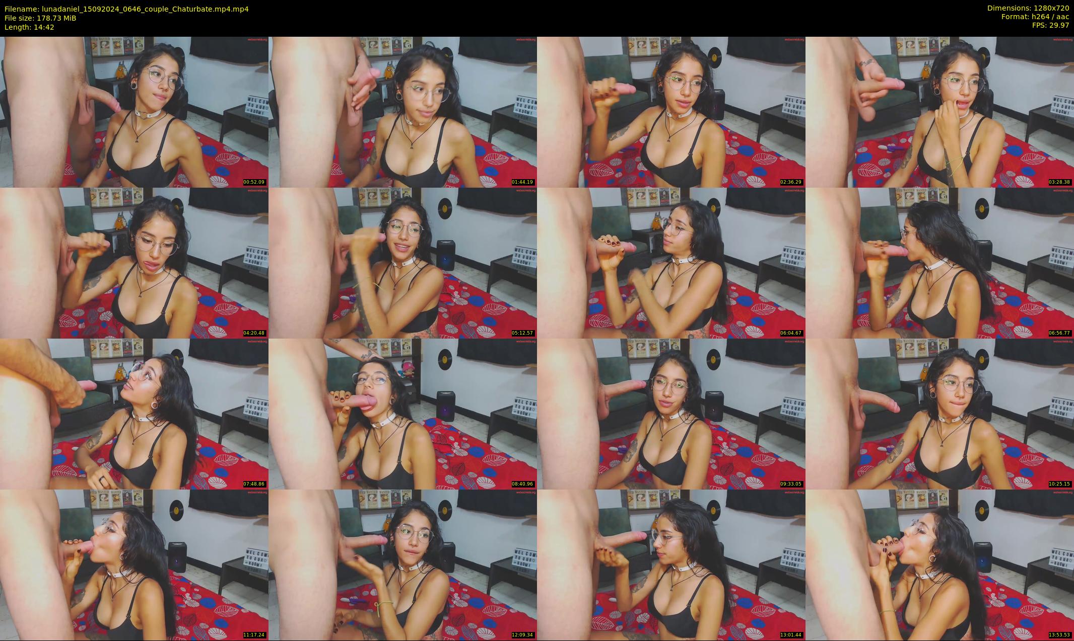 lunadaniel — 15 minute Chaturbate couple cam show recording, 720p, Sep 15, 2024