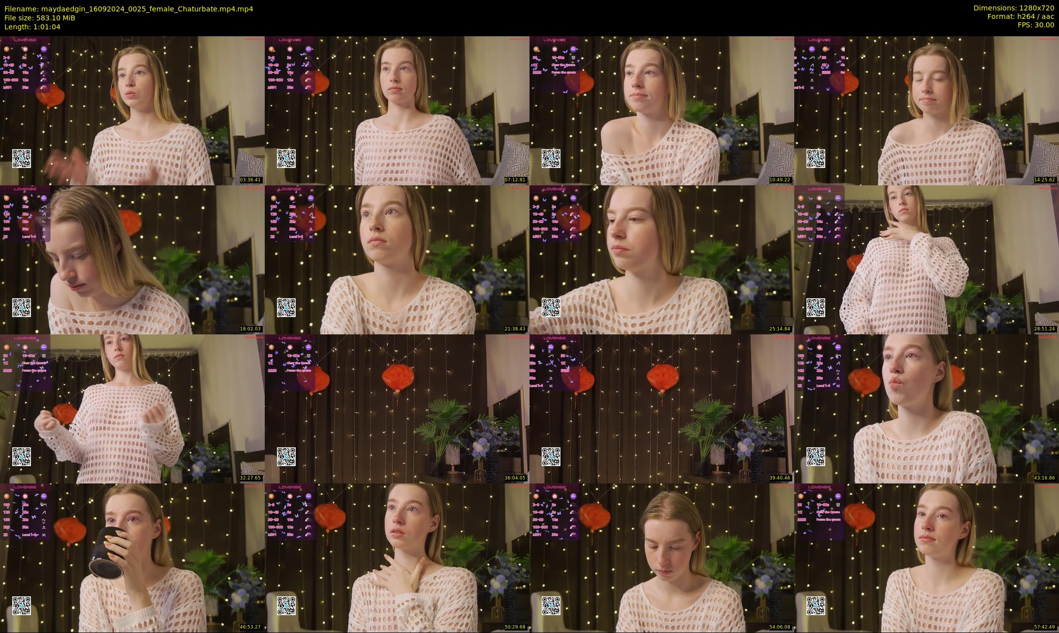 maydaedgin — 62 minute Chaturbate female cam show recording, 720p, Sep 16, 2024