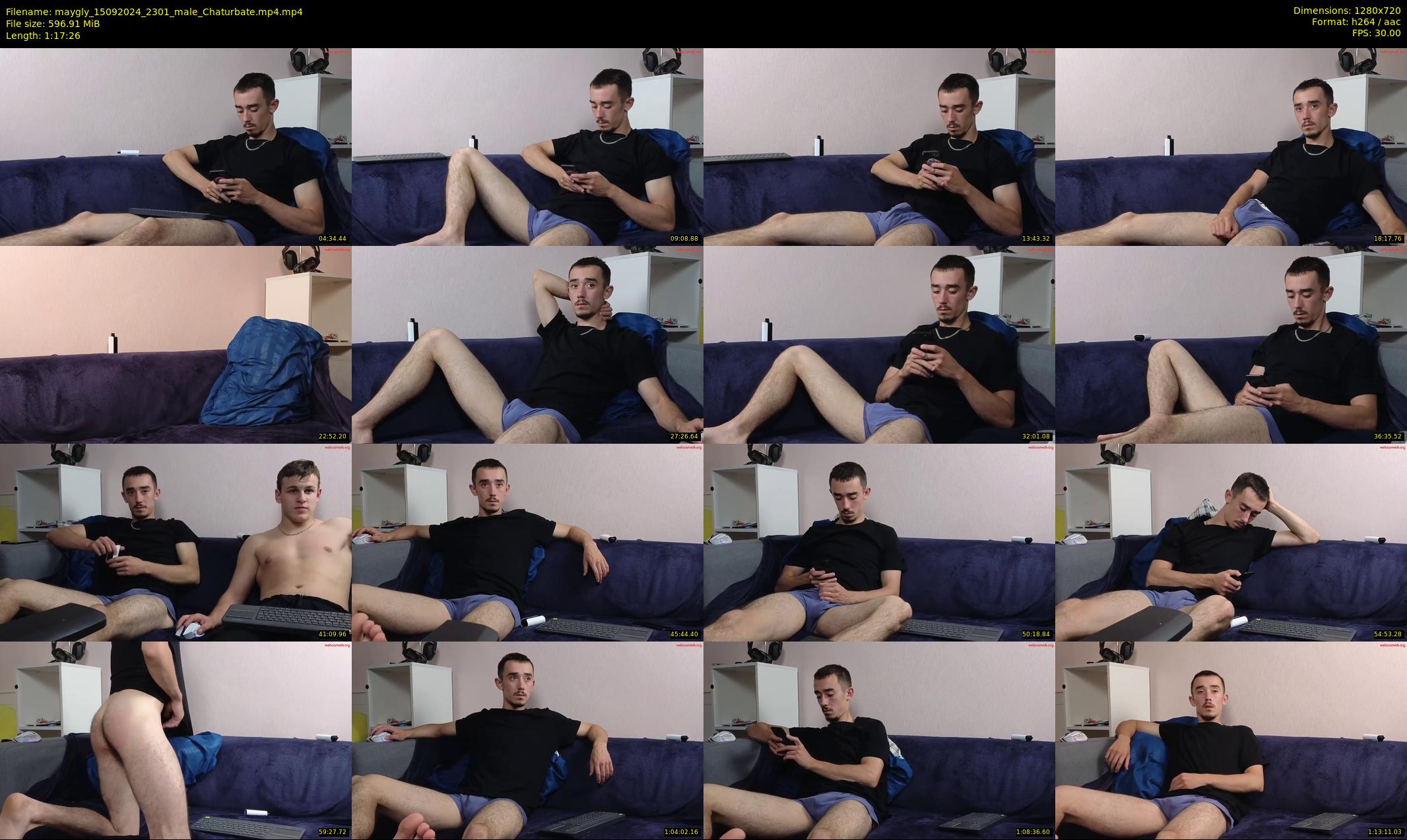 maygly — 78 minute Chaturbate male cam show recording, 720p, Sep 15, 2024