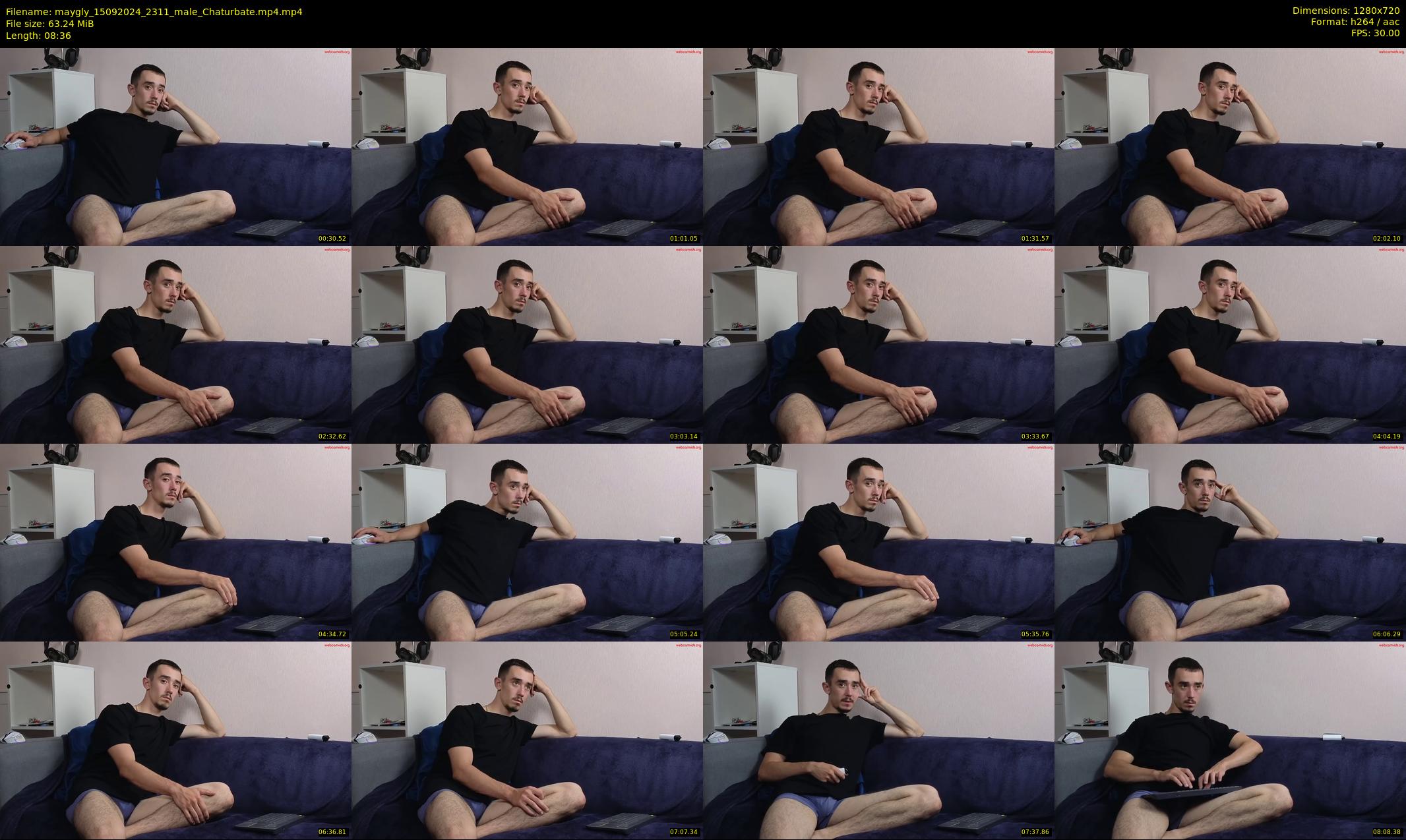 maygly — 9 minute Chaturbate male cam show recording, 720p, Sep 15, 2024