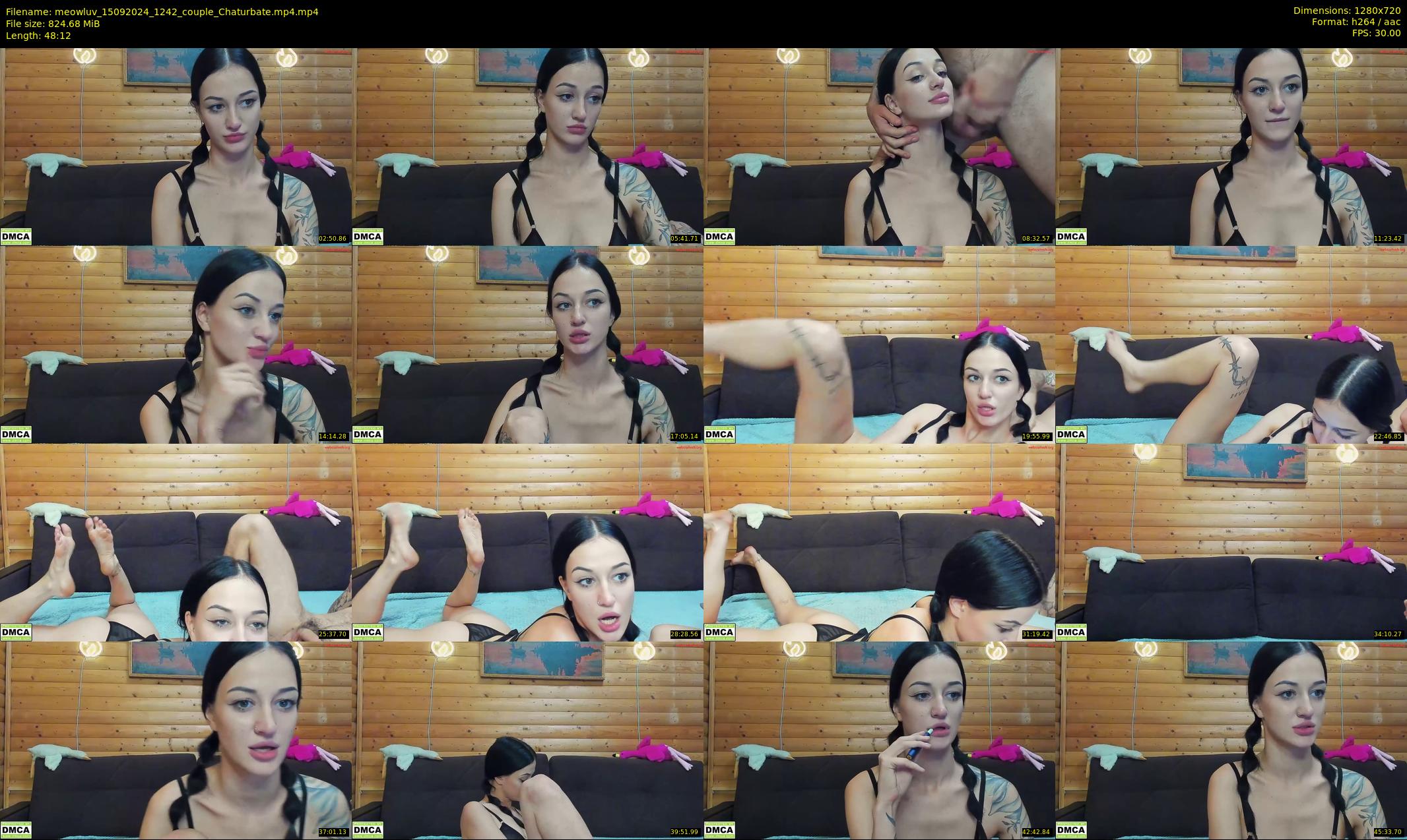 meowluv — 49 minute Chaturbate couple cam show recording, 720p, Sep 15, 2024