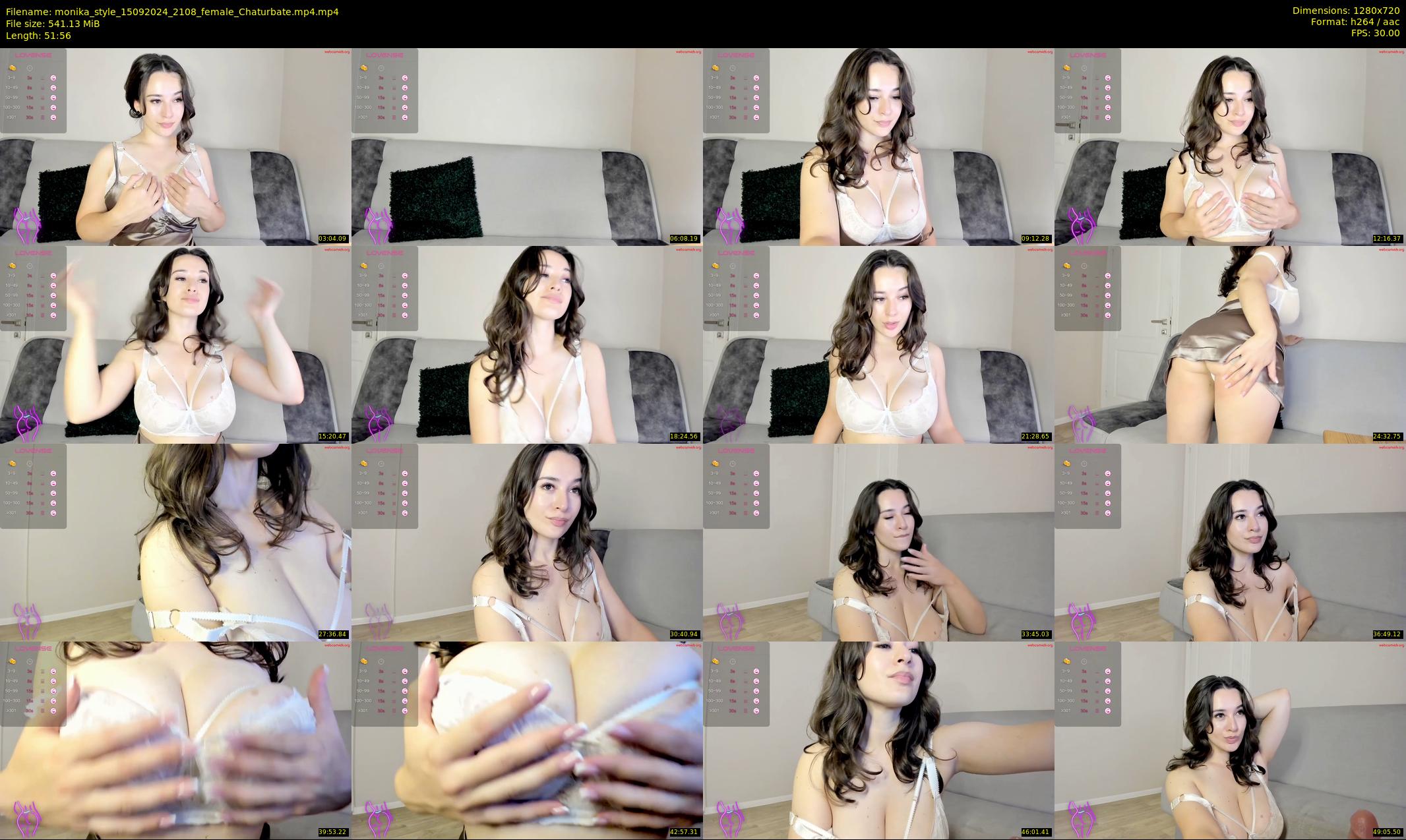 monika_style — 52 minute Chaturbate female cam show recording, 720p, Sep 15, 2024