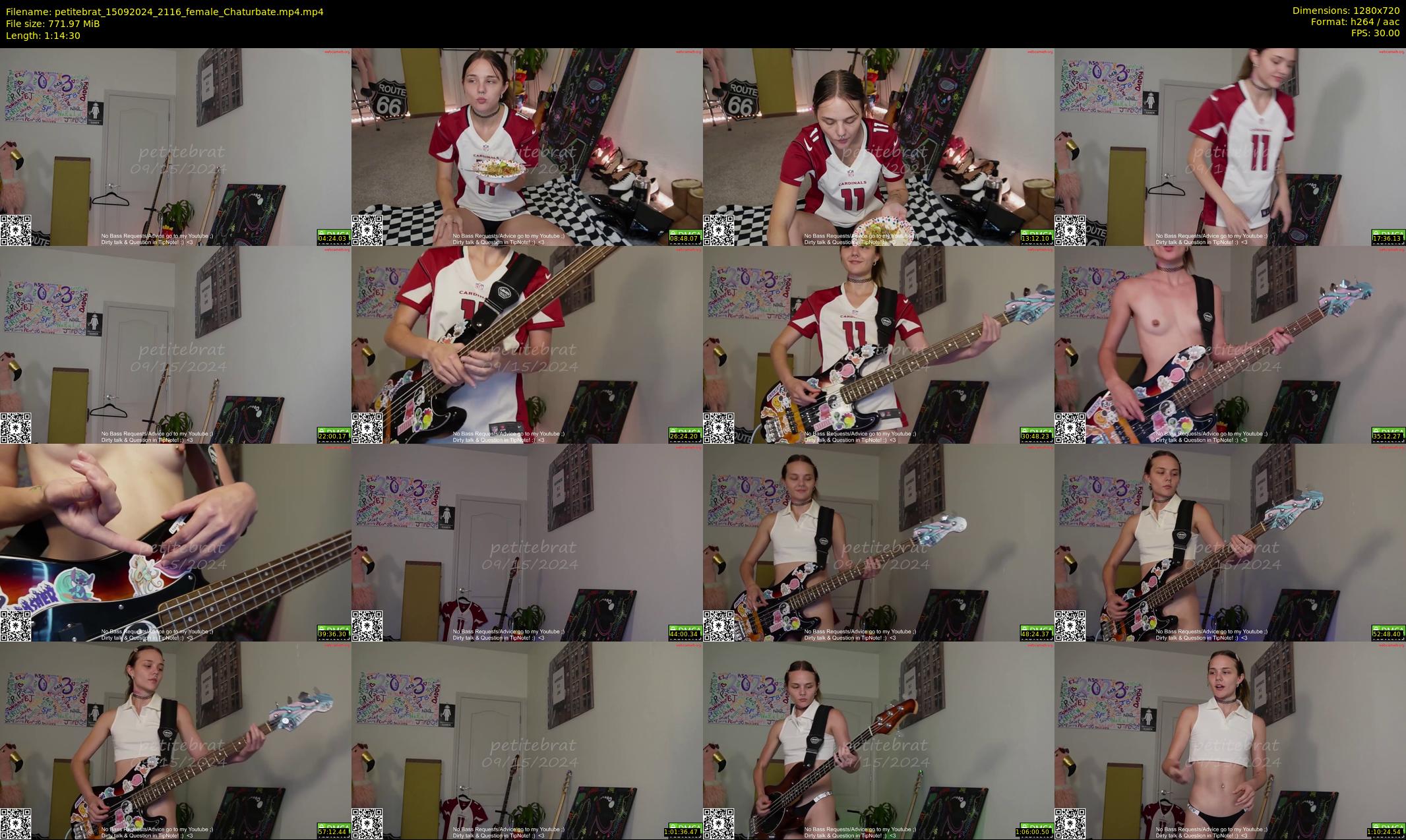 petitebrat — 75 minute Chaturbate female cam show recording, 720p, Sep 15, 2024