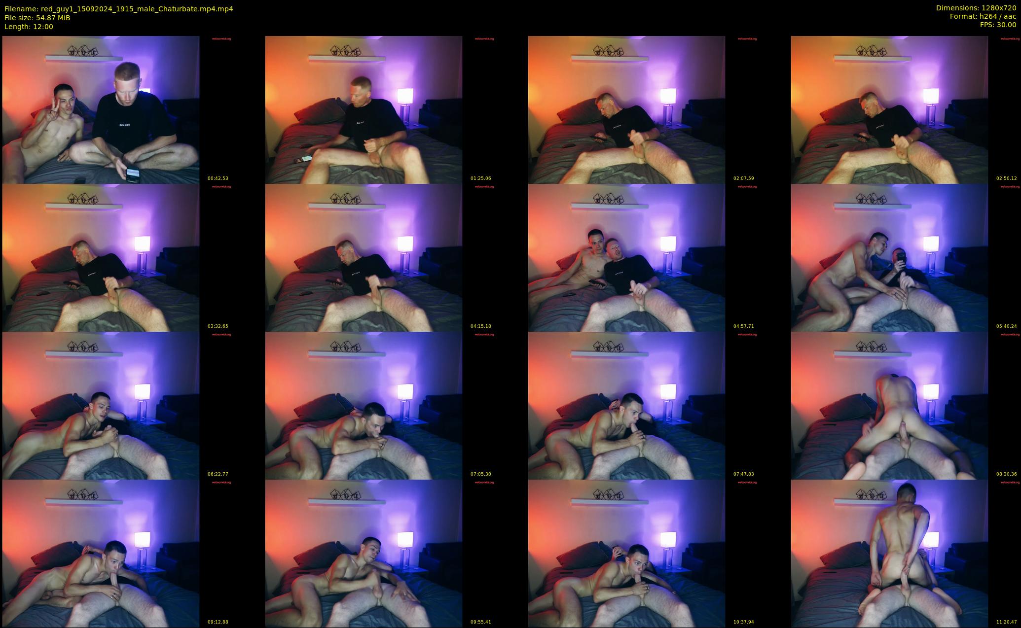 red_guy1 — 12 minute Chaturbate male cam show recording, 720p, Sep 15, 2024