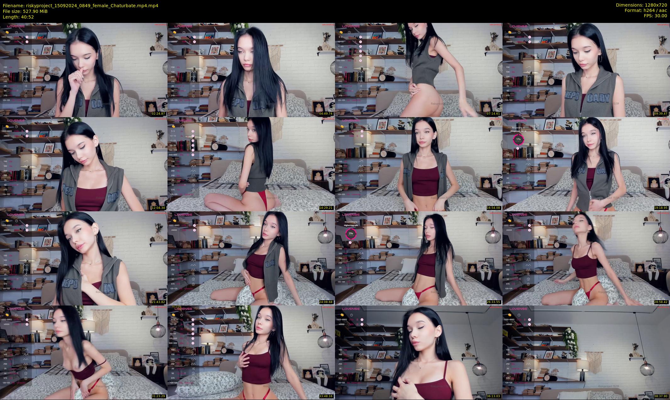 riskyproject — 41 minute Chaturbate couple cam show recording, 720p, Sep 15, 2024