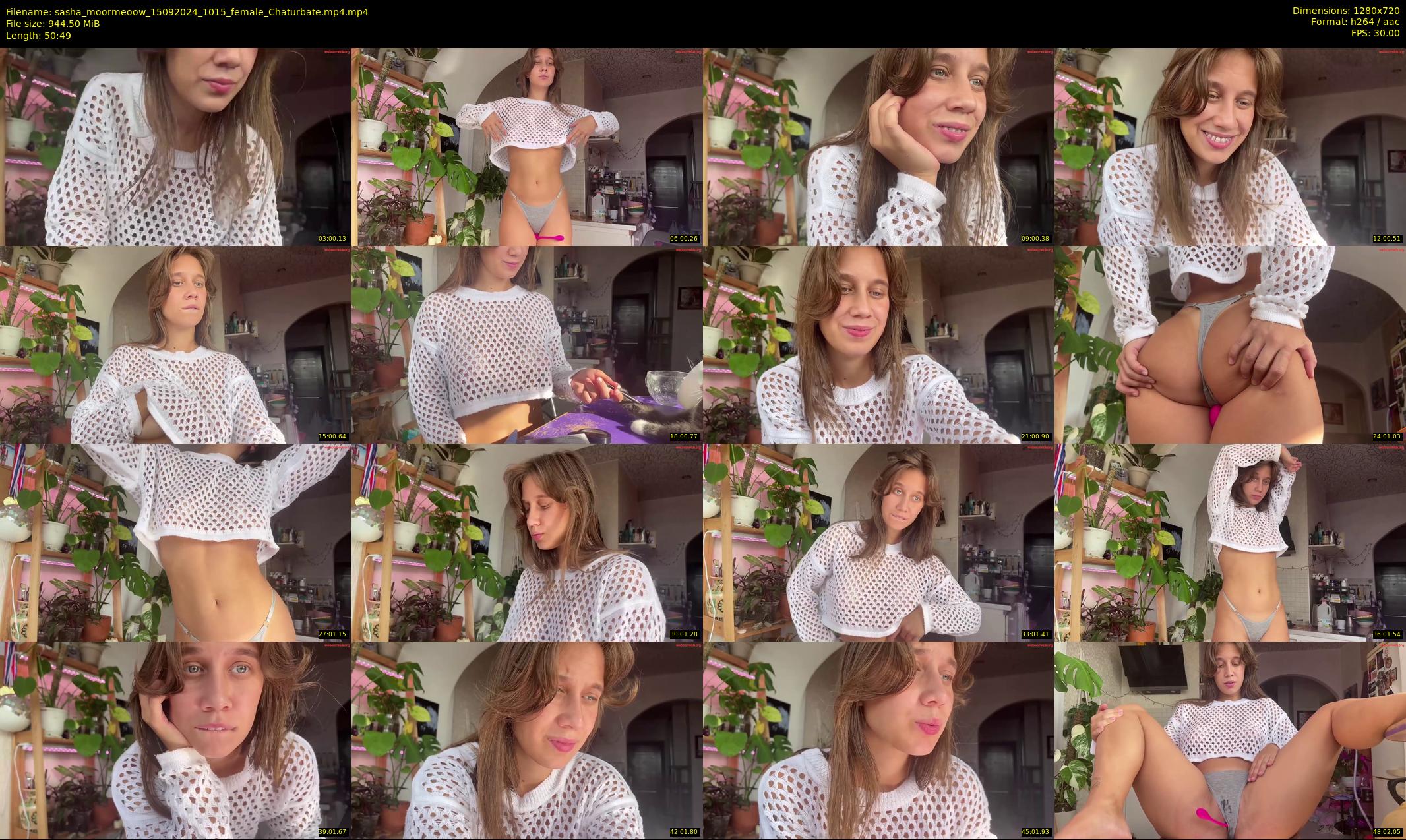 sasha_moormeoow — 51 minute Chaturbate female cam show recording, 720p, Sep 15, 2024