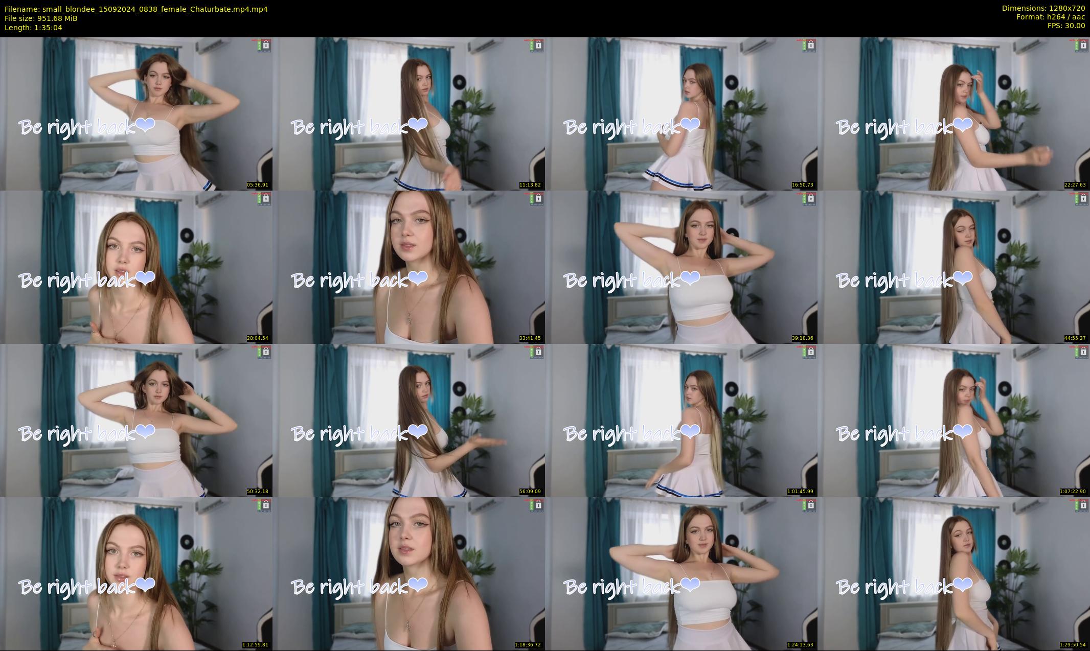 small_blondee — 96 minute Chaturbate female cam show recording, 720p, Sep 15, 2024