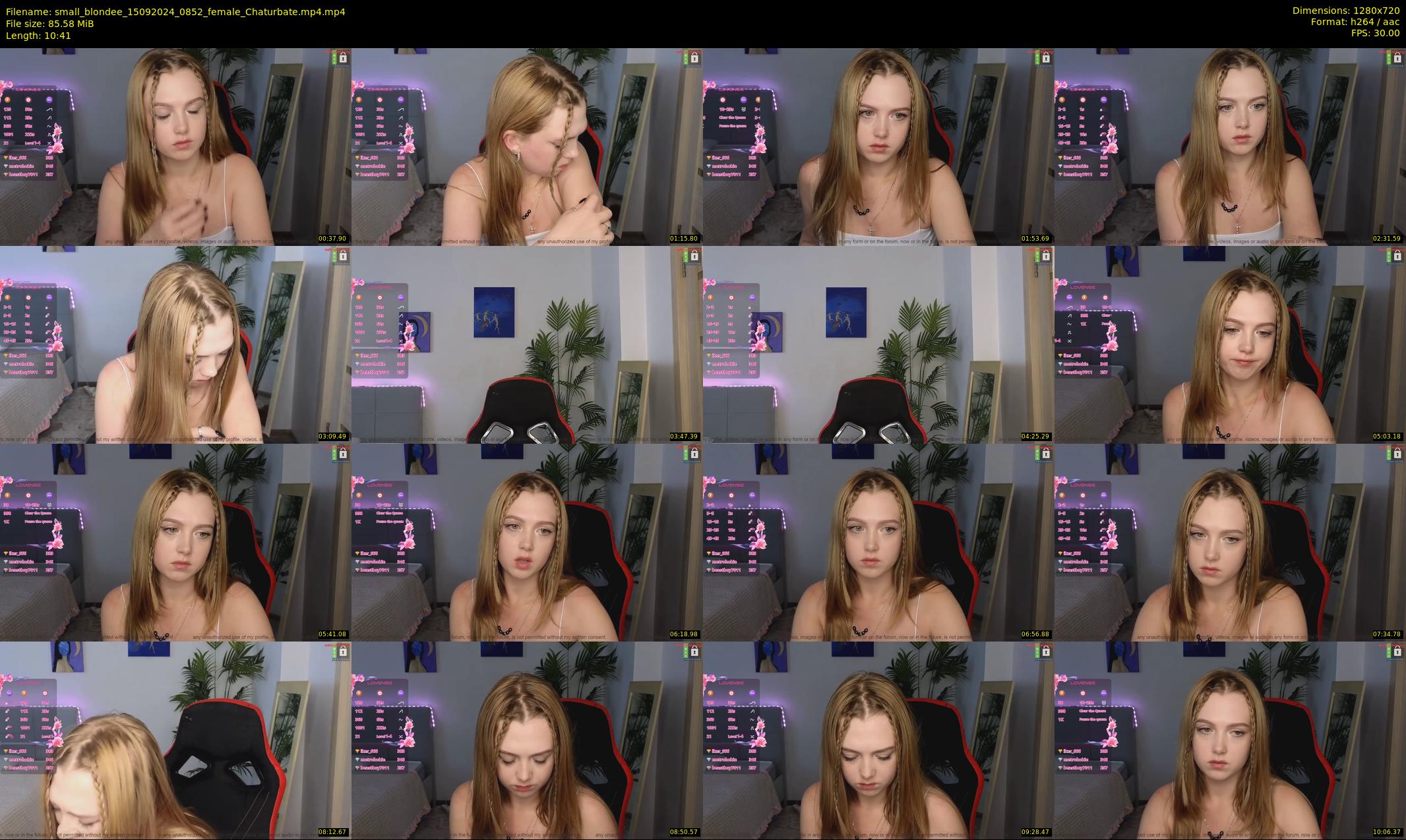 small_blondee — 11 minute Chaturbate female cam show recording, 720p, Sep 15, 2024