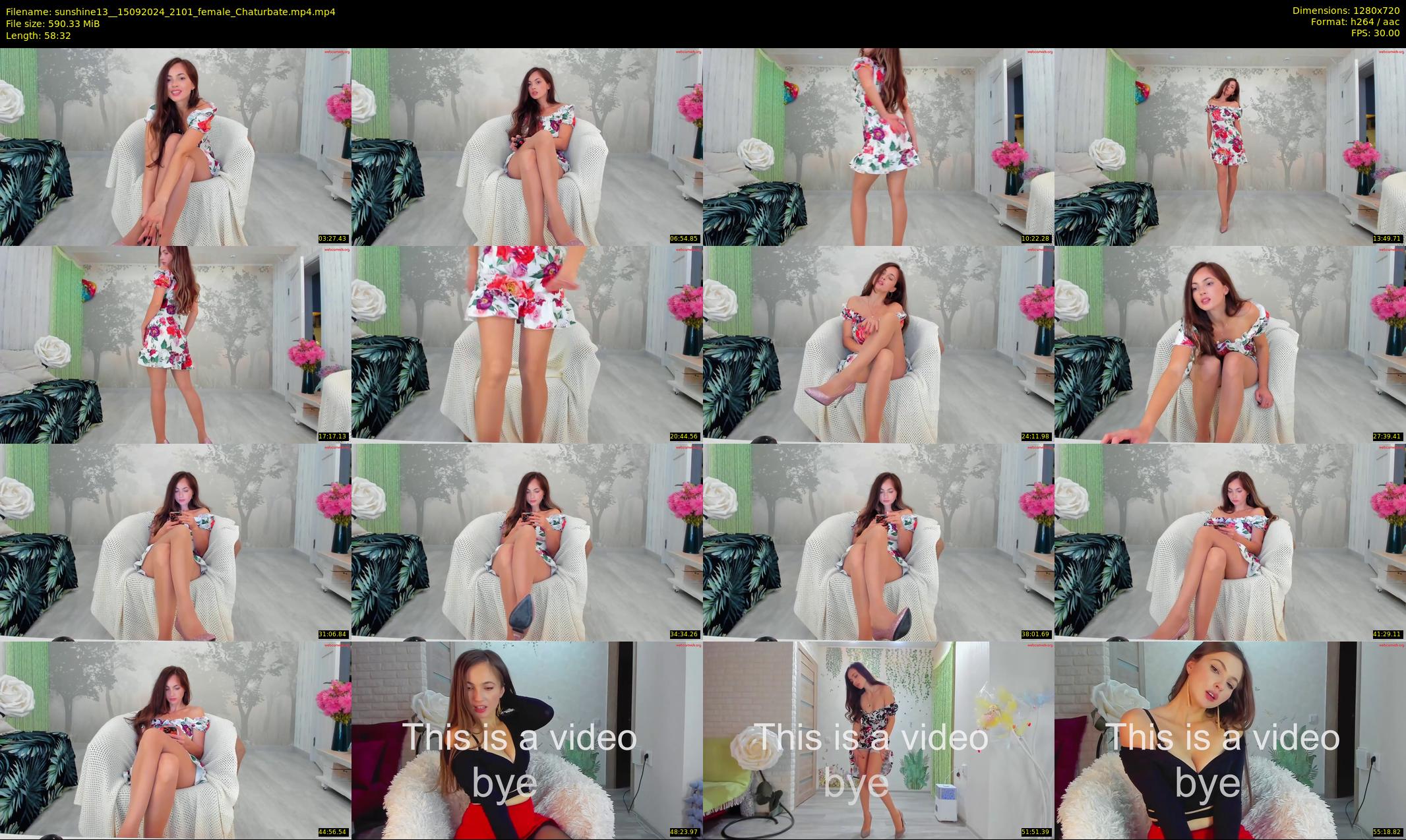 sunshine13_ — 59 minute Chaturbate female cam show recording, 720p, Sep 15, 2024