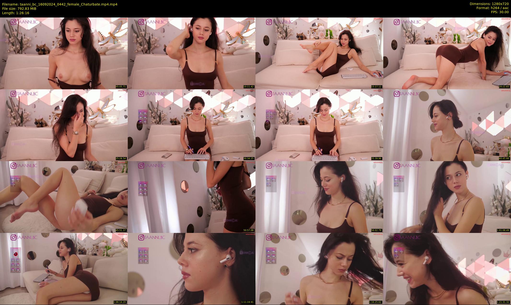 taanni_bc — 87 minute Chaturbate female cam show recording, 720p, Sep 16, 2024