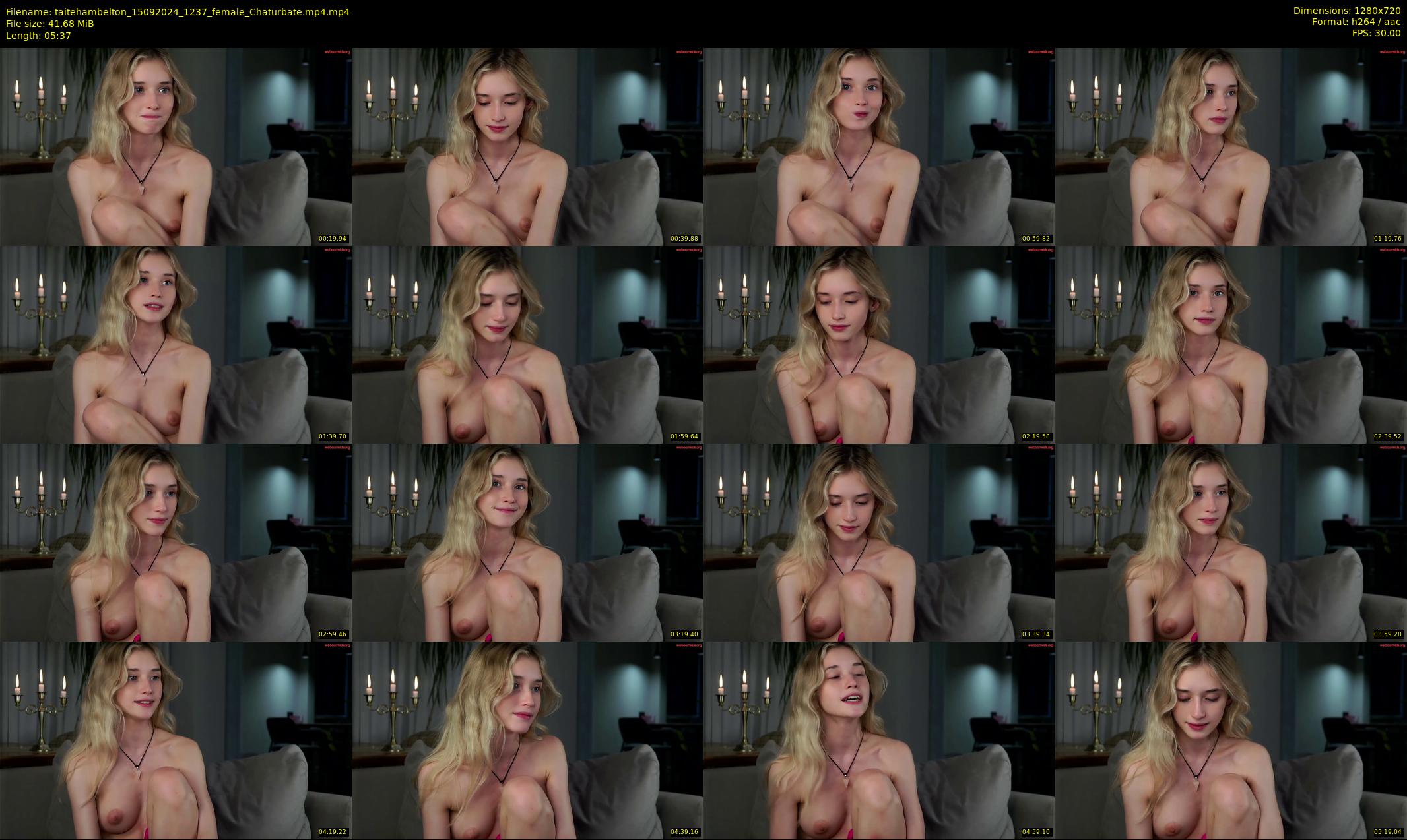 taitehambelton — 6 minute Chaturbate female cam show recording, 720p, Sep 15, 2024