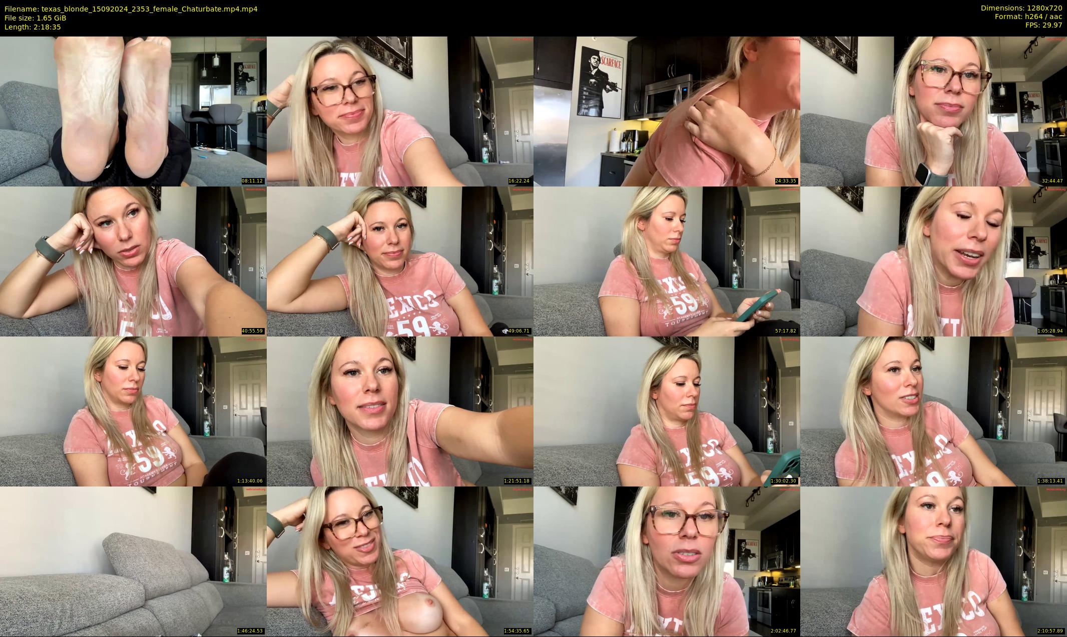 texas_blonde — 139 minute Chaturbate female cam show recording, 720p, Sep 15, 2024