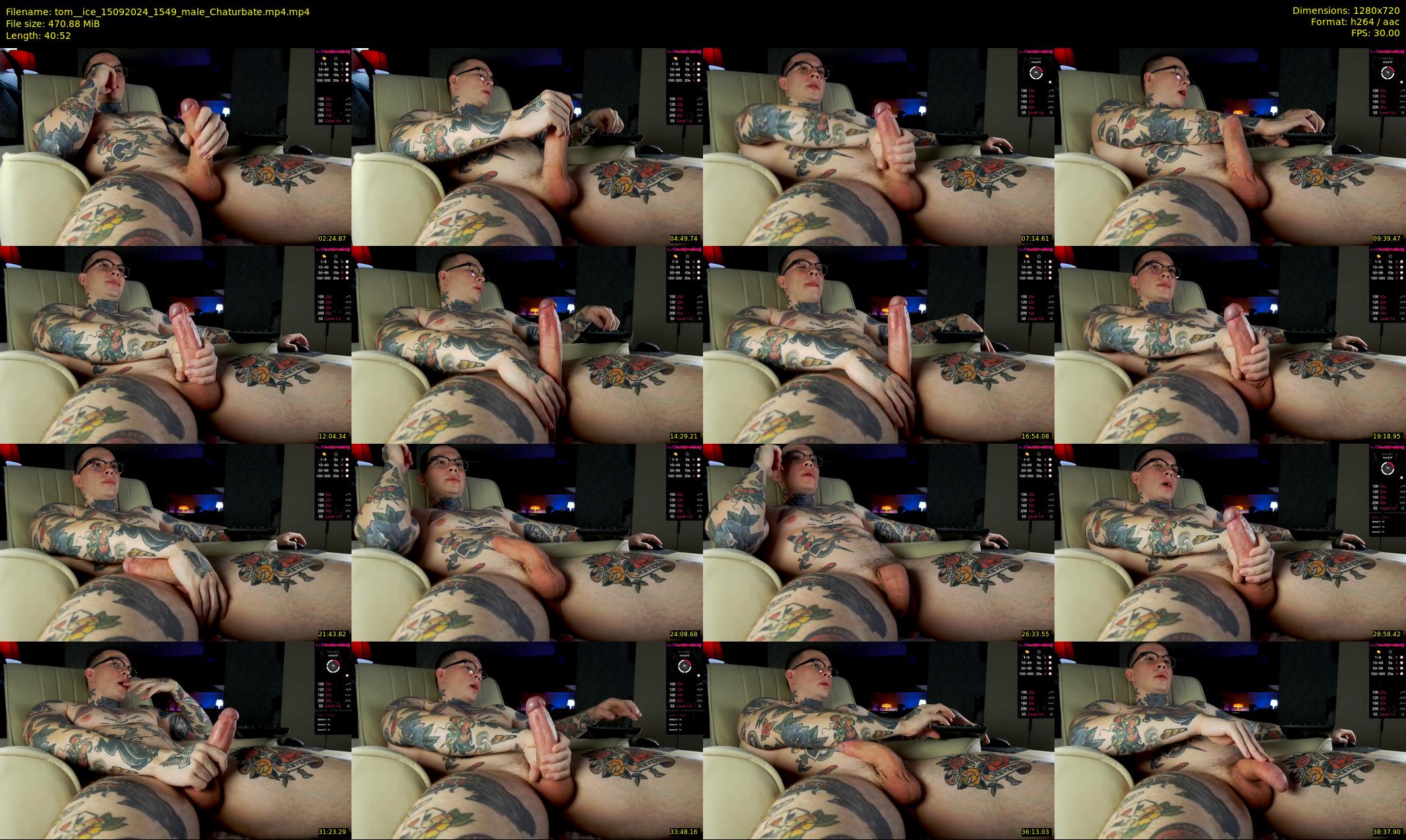 tom__ice — 41 minute Chaturbate male cam show recording, 720p, Sep 15, 2024