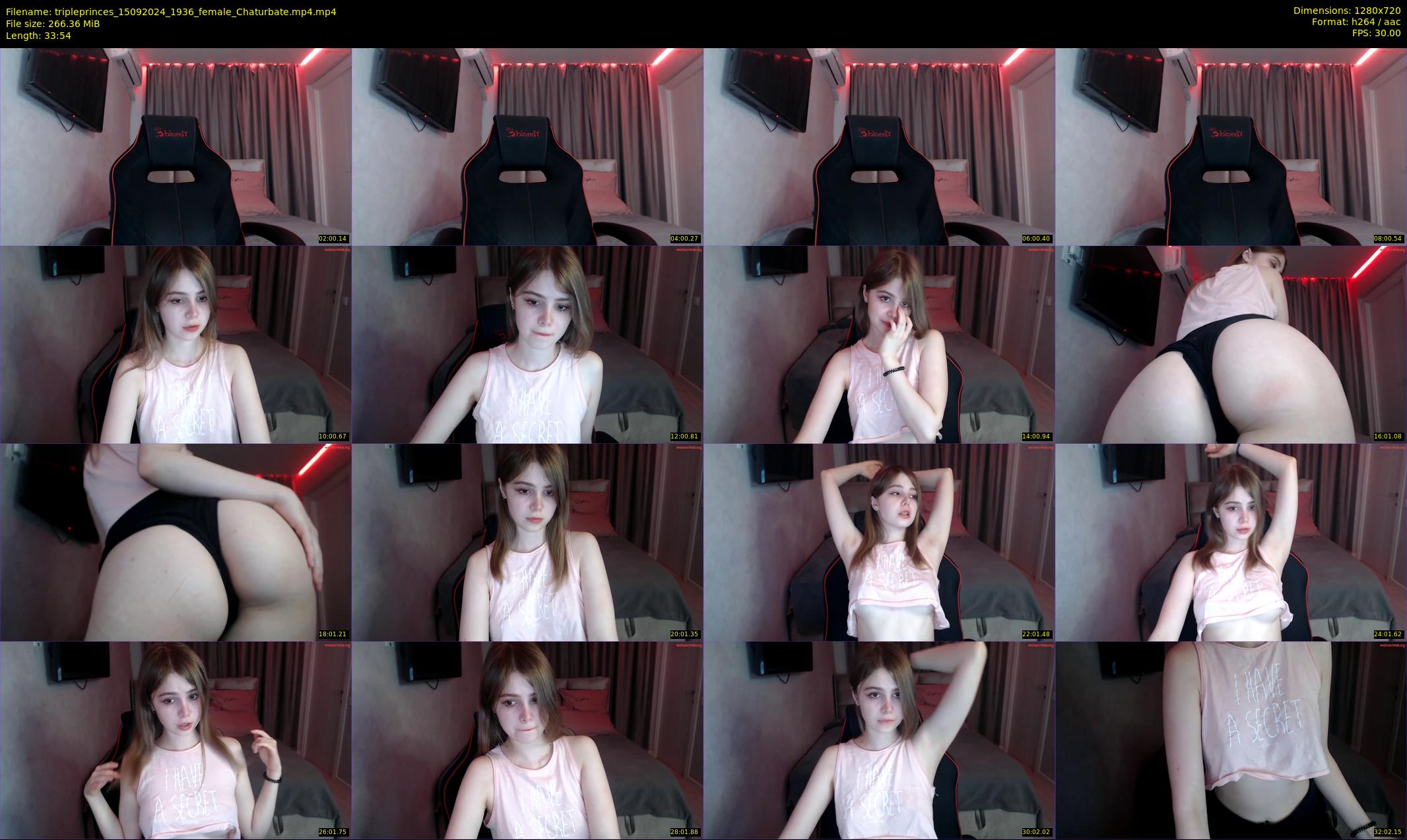 tripleprinces — 34 minute Chaturbate female cam show recording, 720p, Sep 15, 2024