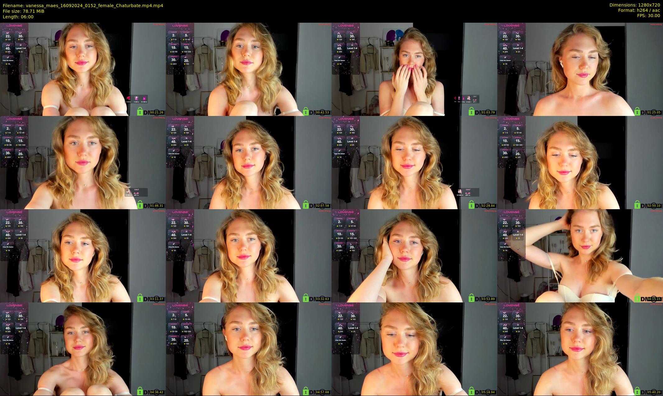 vanessa_maes — 6 minute Chaturbate female cam show recording, 720p, Sep 16, 2024